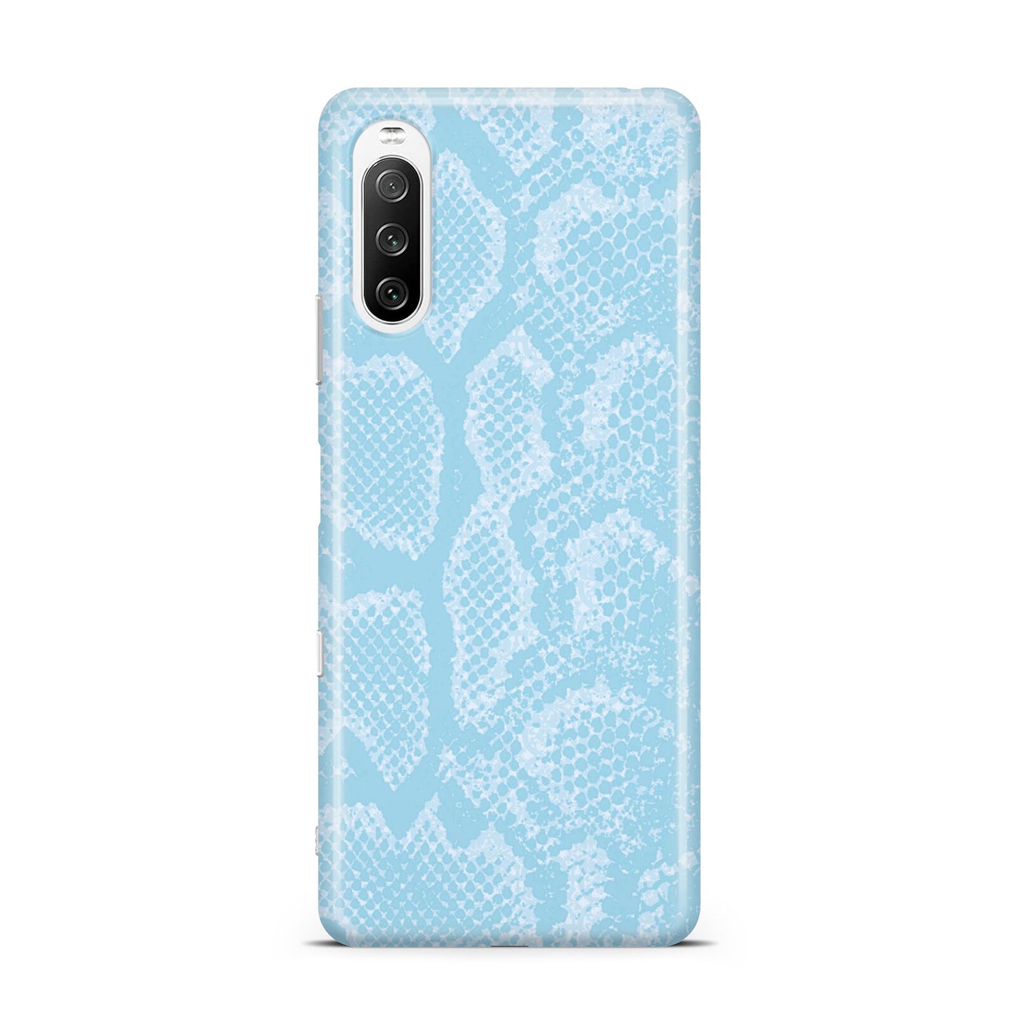 Blue Snakeskin Sony Xperia 10 III Case