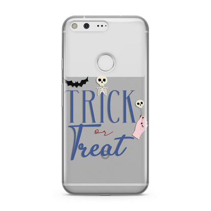 Blue Trick or Treat Google Pixel Case