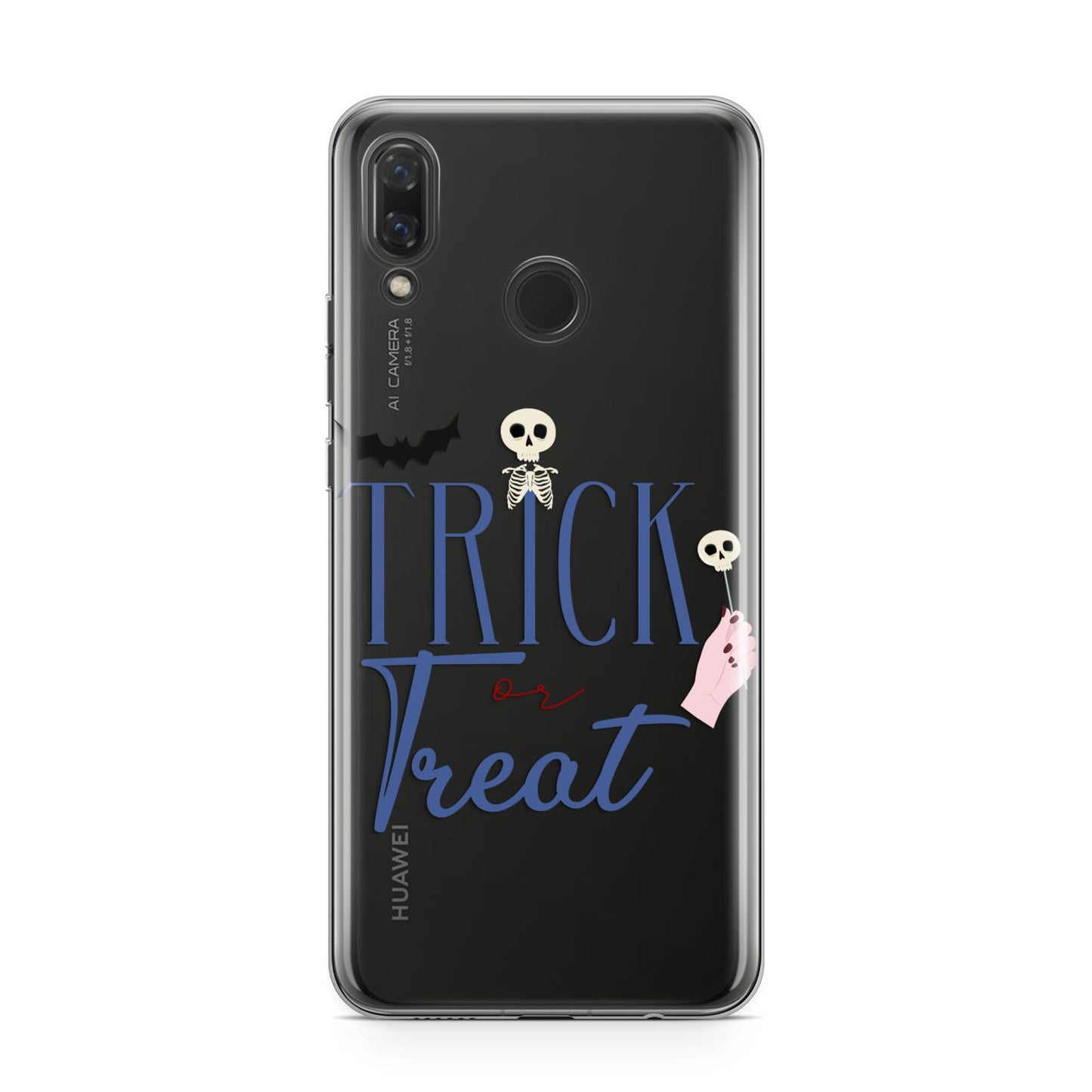 Blue Trick or Treat Huawei Nova 3 Phone Case