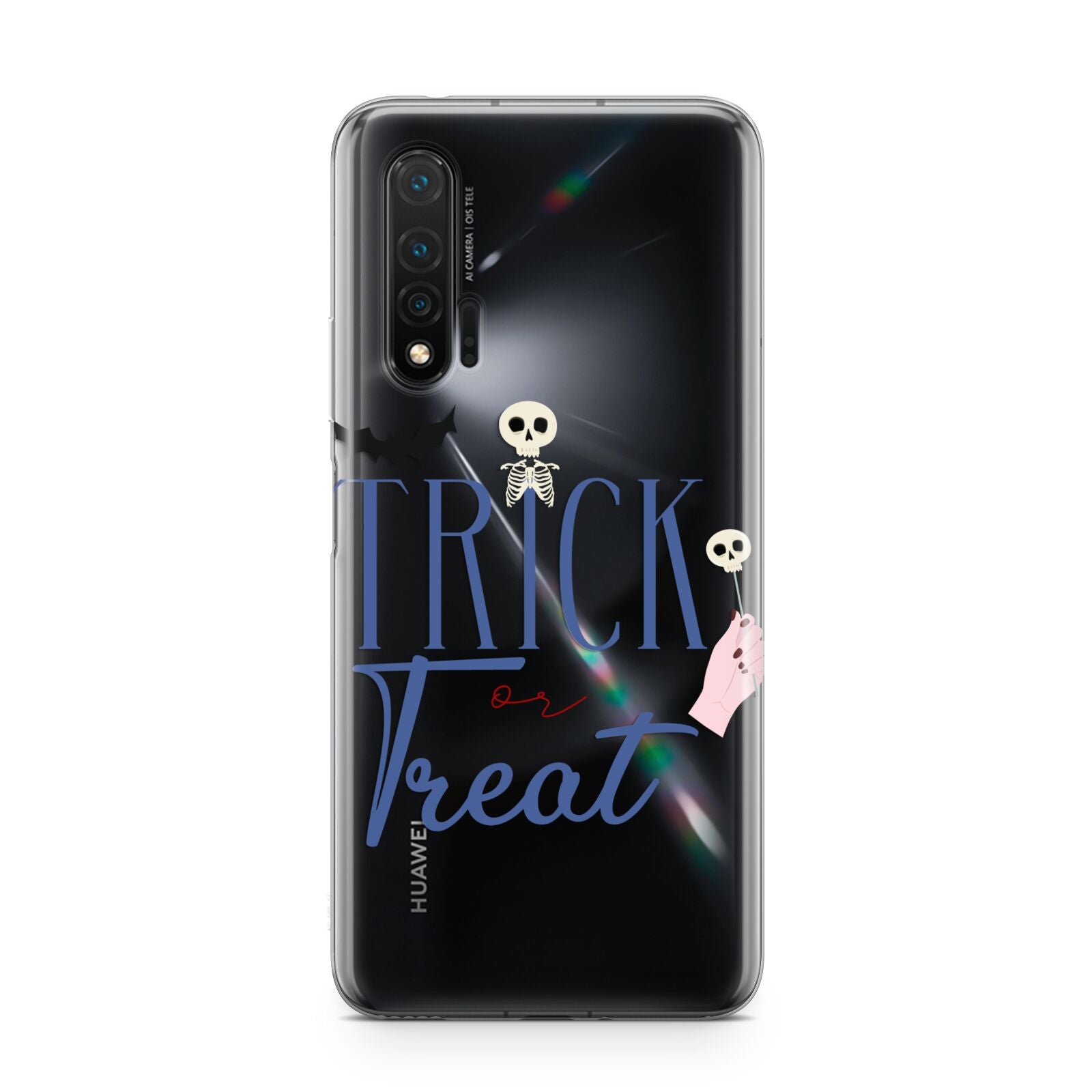 Blue Trick or Treat Huawei Nova 6 Phone Case