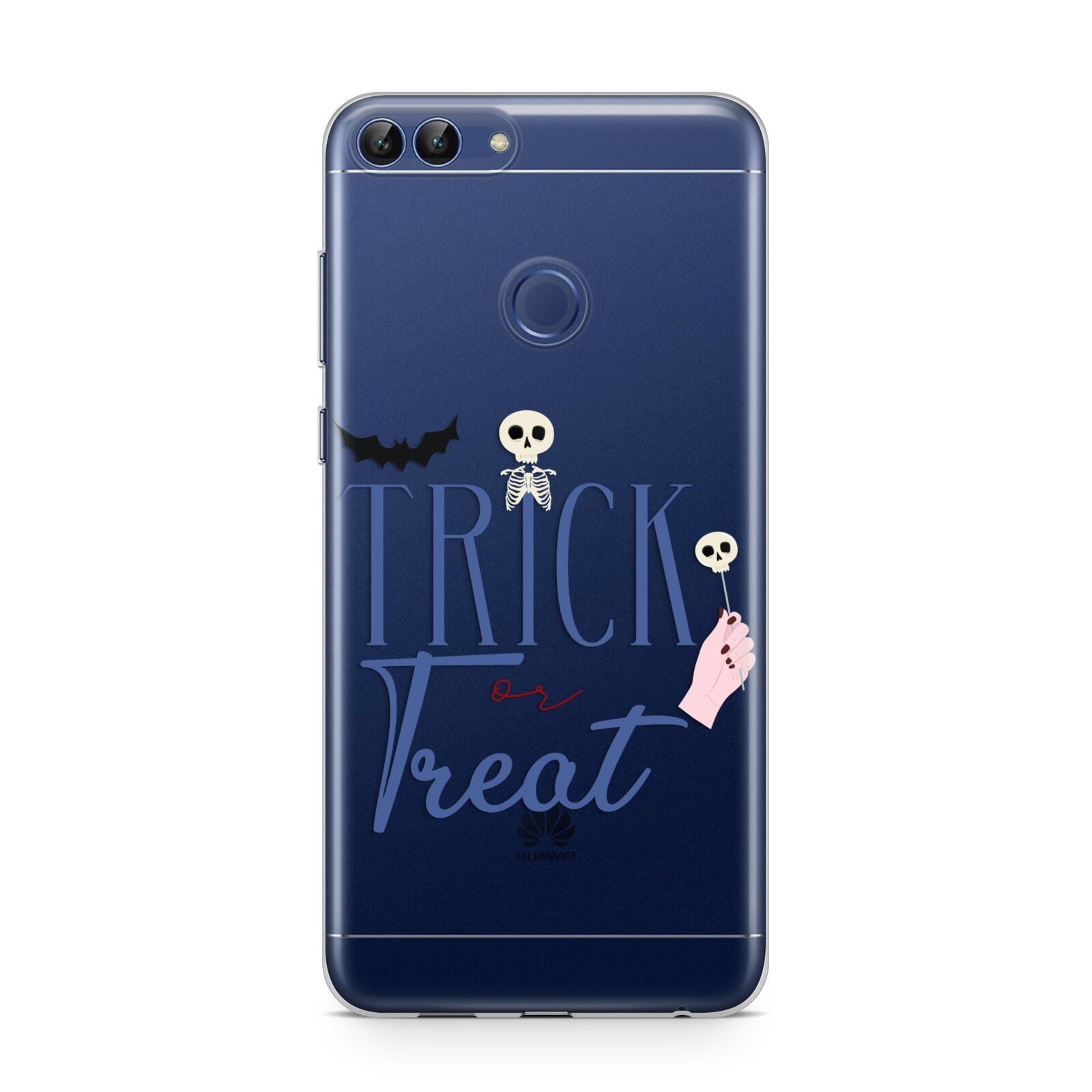 Blue Trick or Treat Huawei P Smart Case