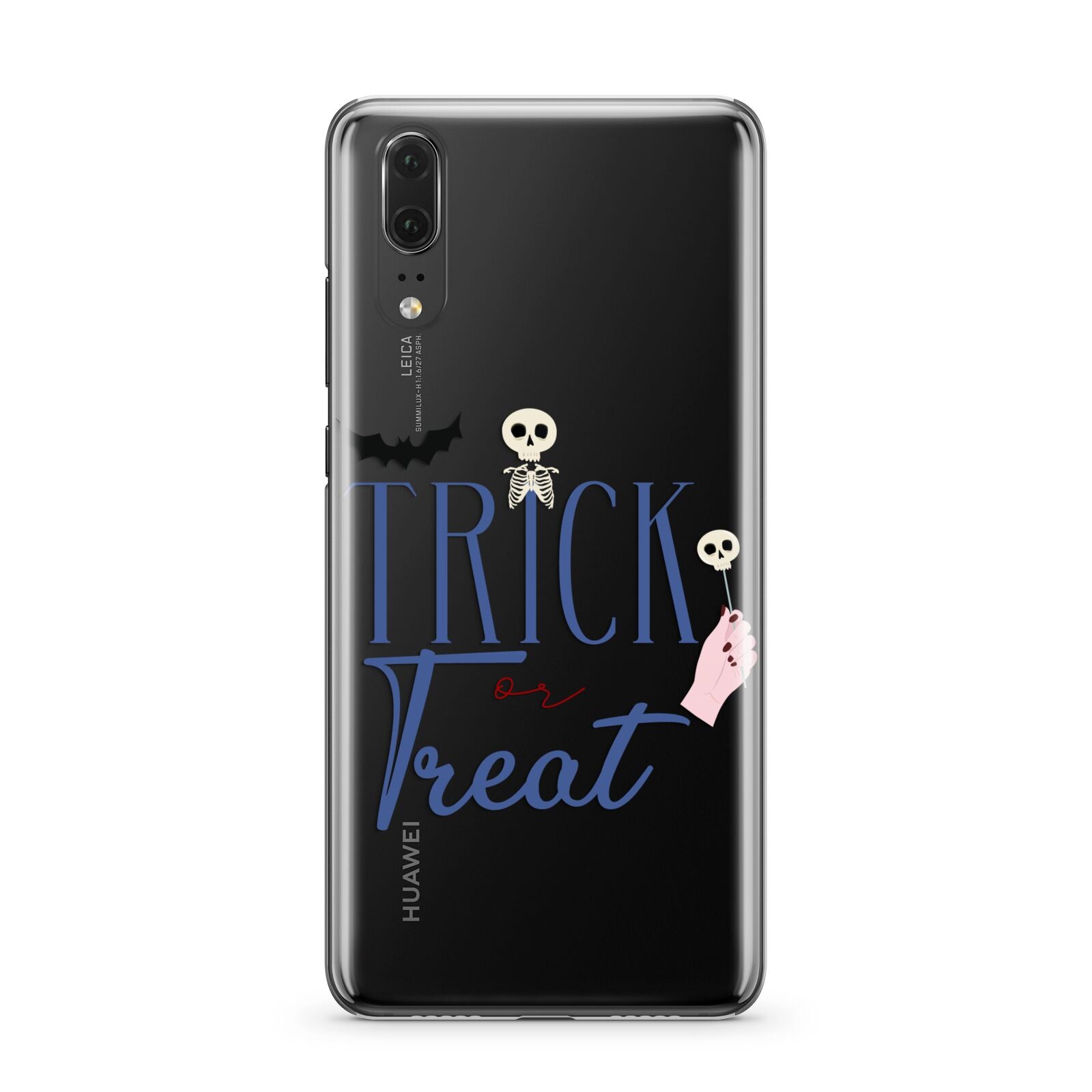 Blue Trick or Treat Huawei P20 Phone Case