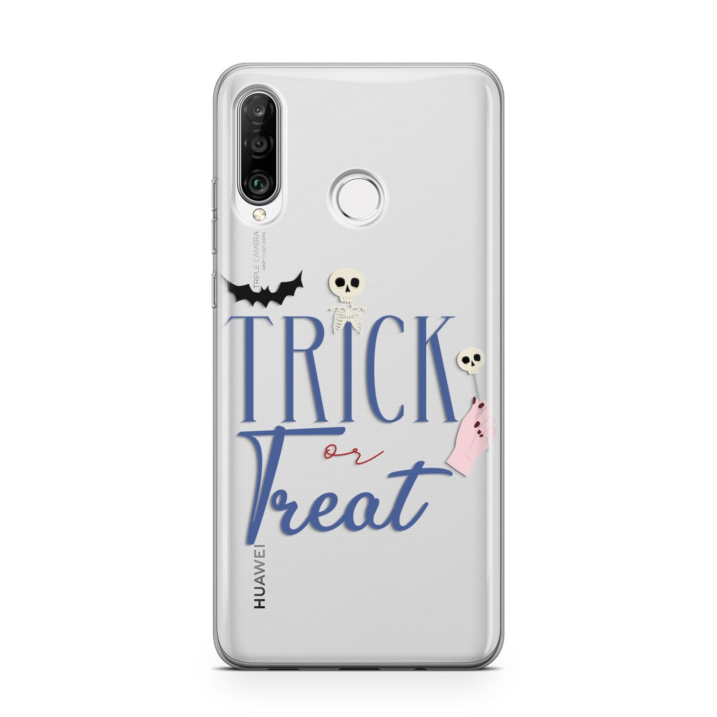 Blue Trick or Treat Huawei P30 Lite Phone Case