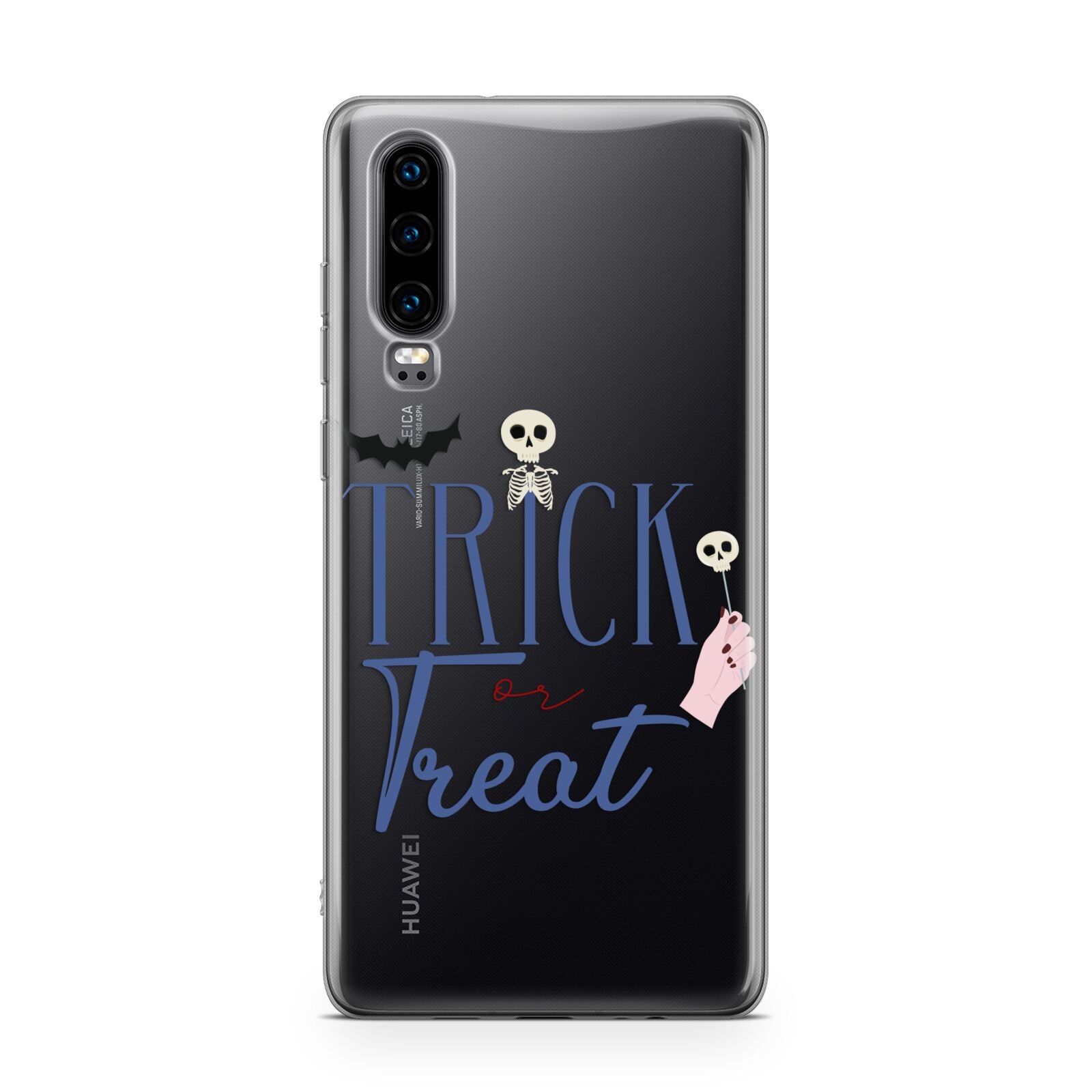 Blue Trick or Treat Huawei P30 Phone Case