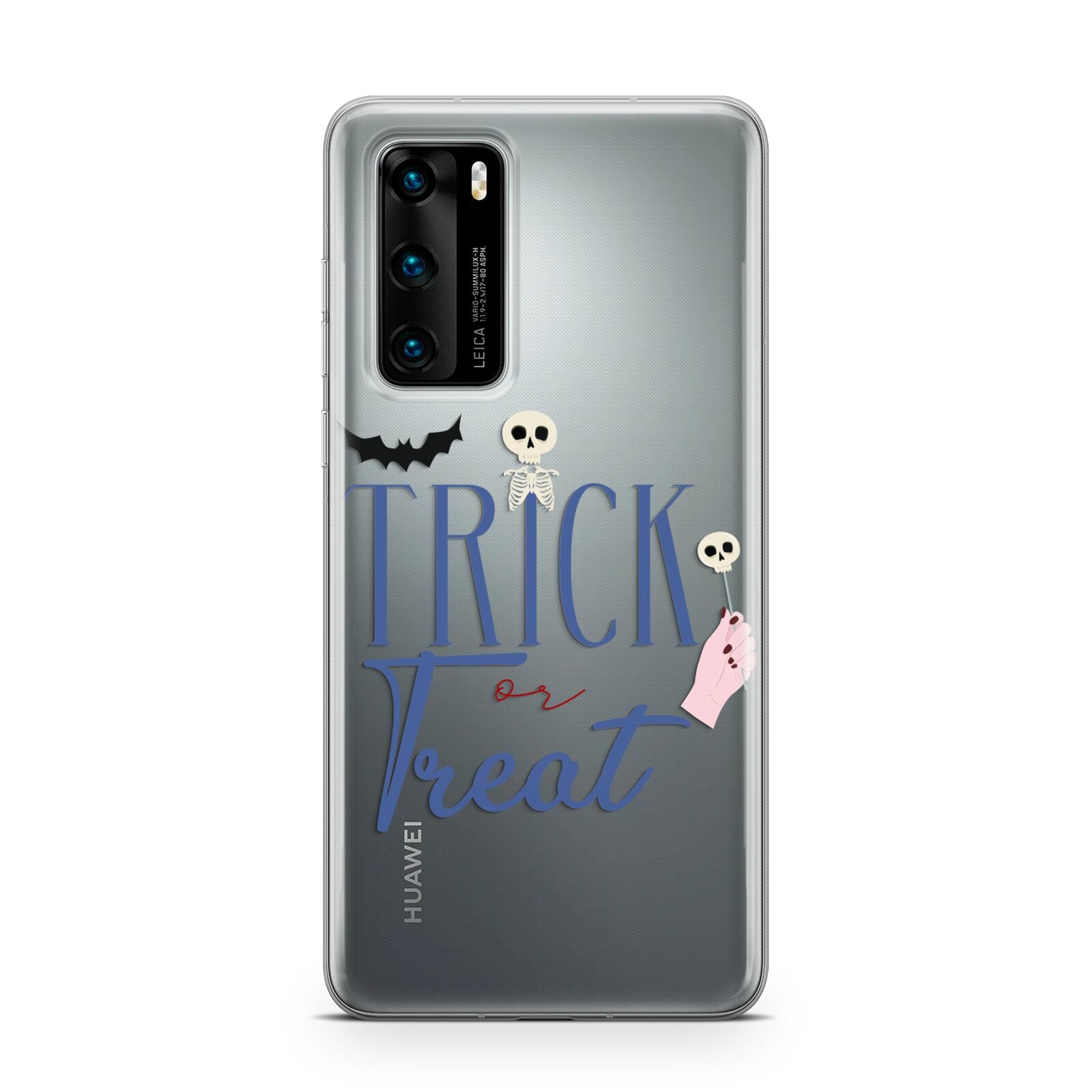 Blue Trick or Treat Huawei P40 Phone Case