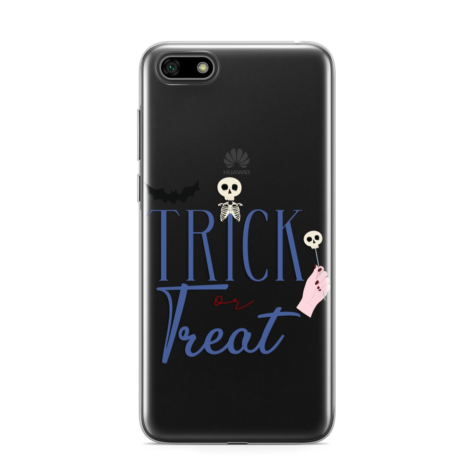 Blue Trick or Treat Huawei Y5 Prime 2018 Phone Case