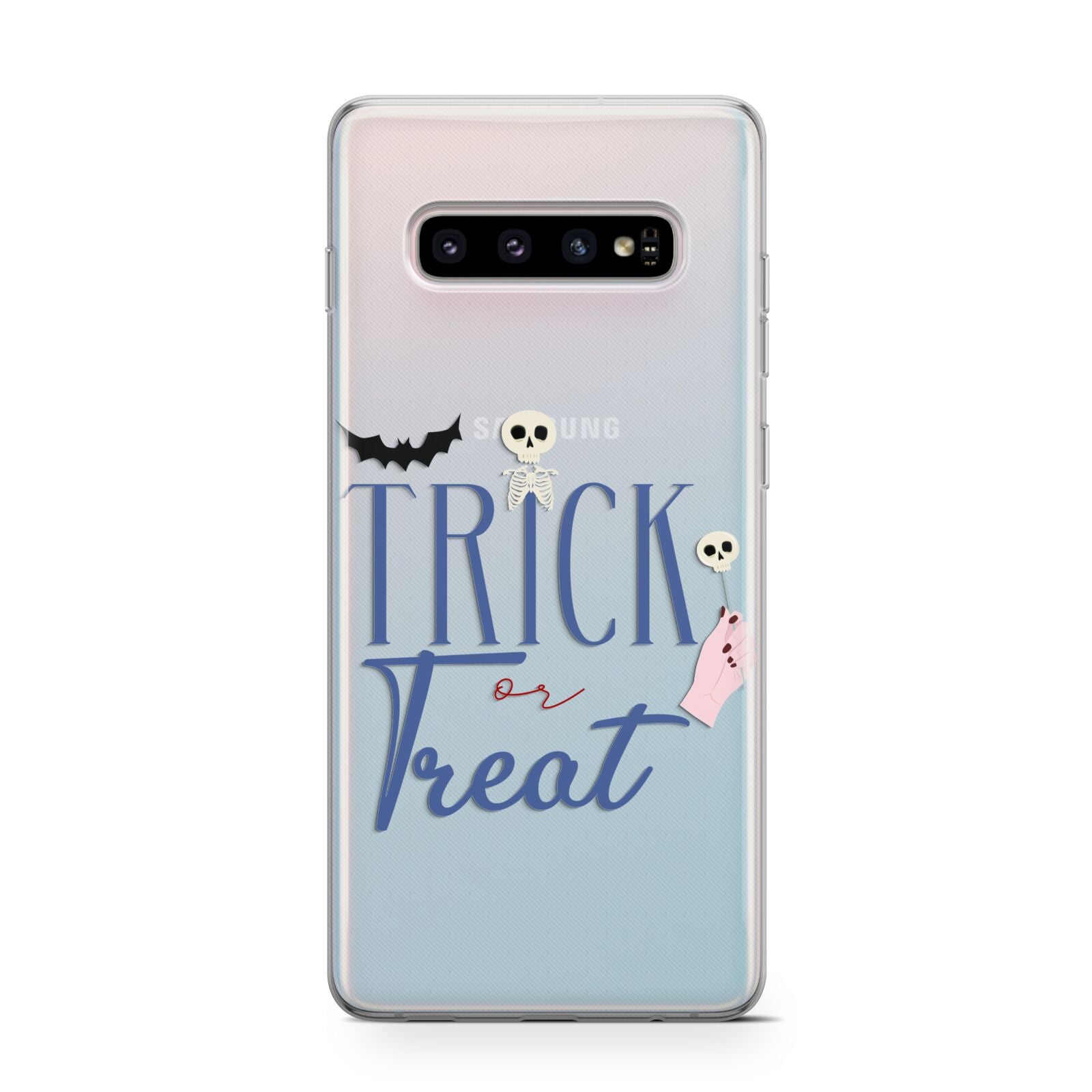 Blue Trick or Treat Protective Samsung Galaxy Case