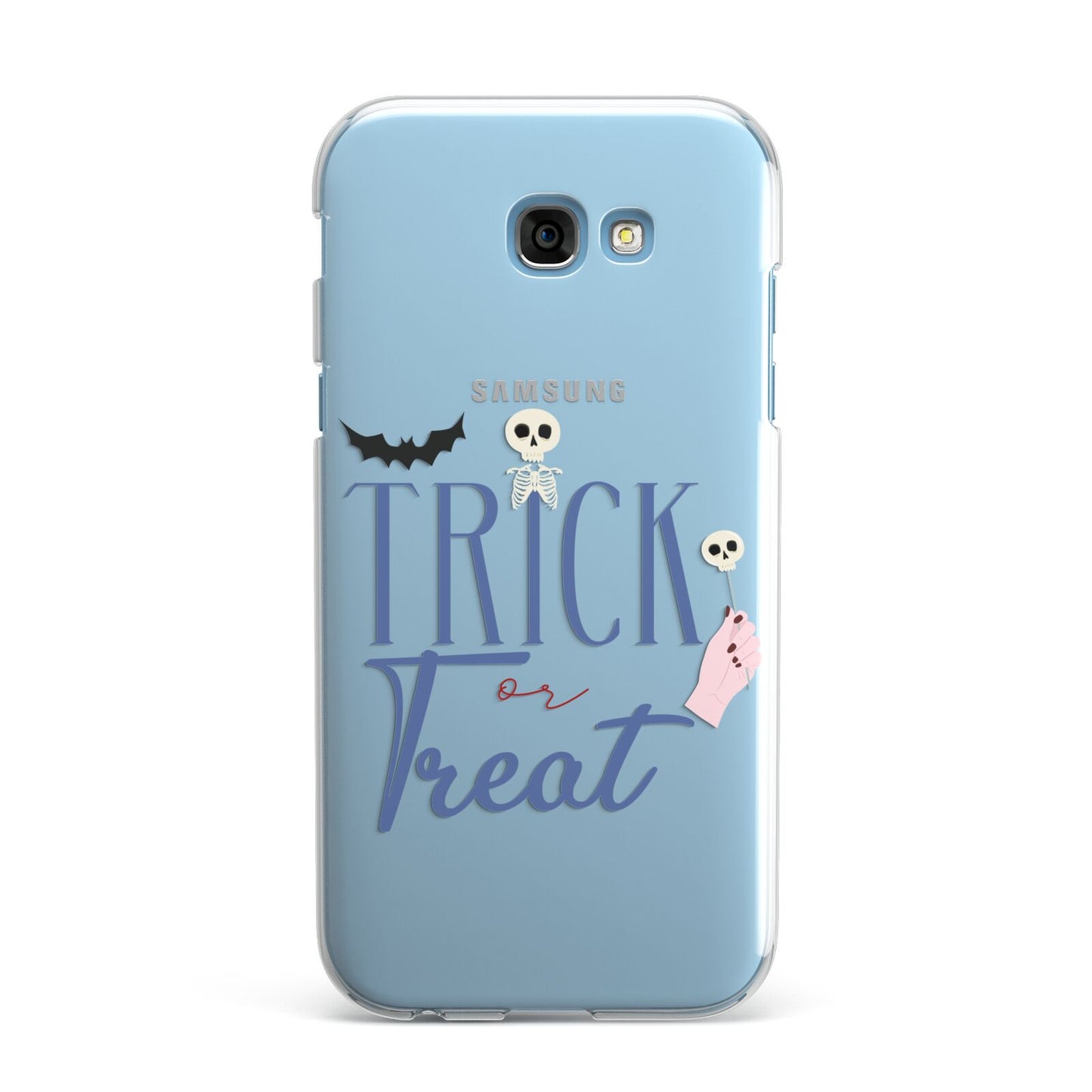 Blue Trick or Treat Samsung Galaxy A7 2017 Case