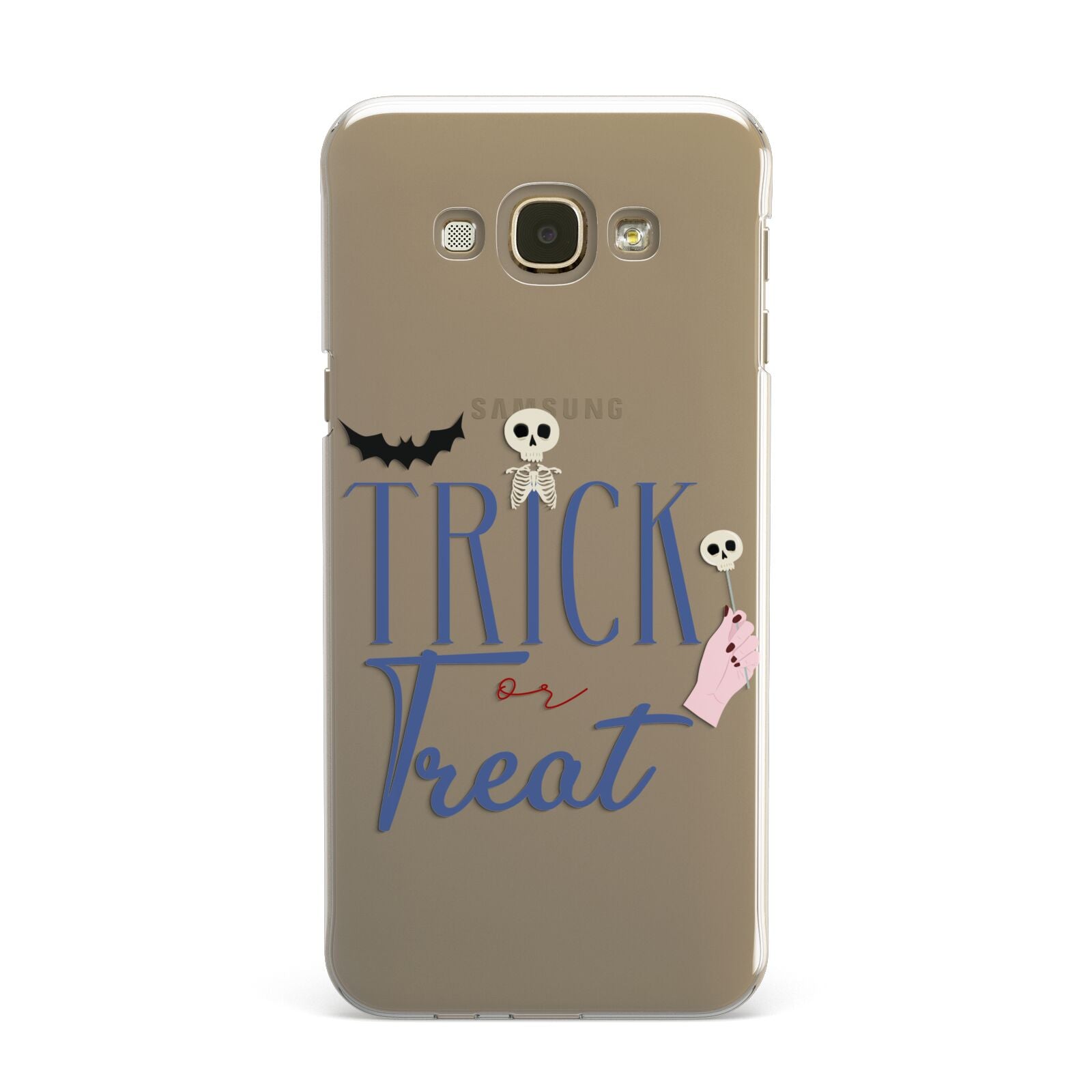 Blue Trick or Treat Samsung Galaxy A8 Case