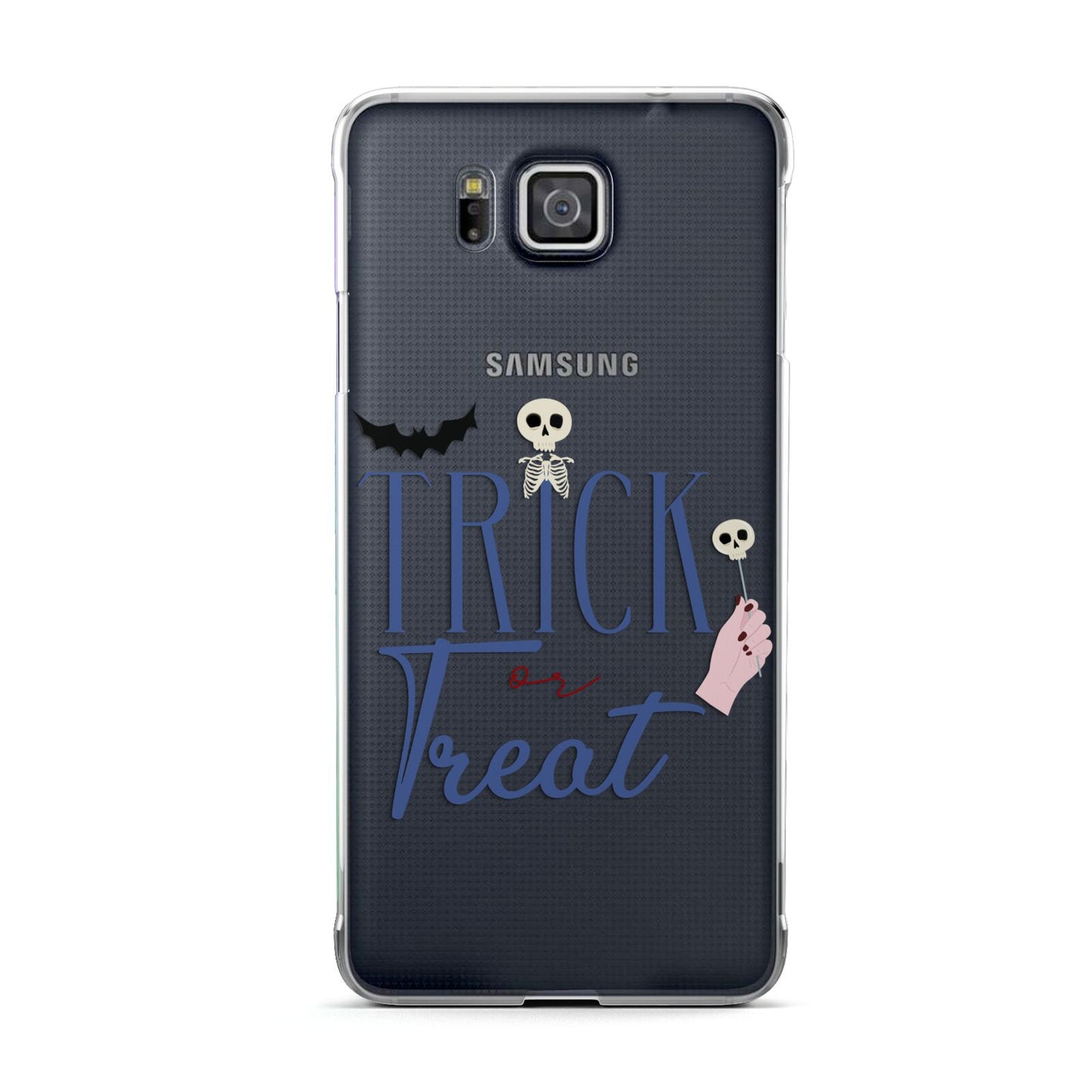 Blue Trick or Treat Samsung Galaxy Alpha Case