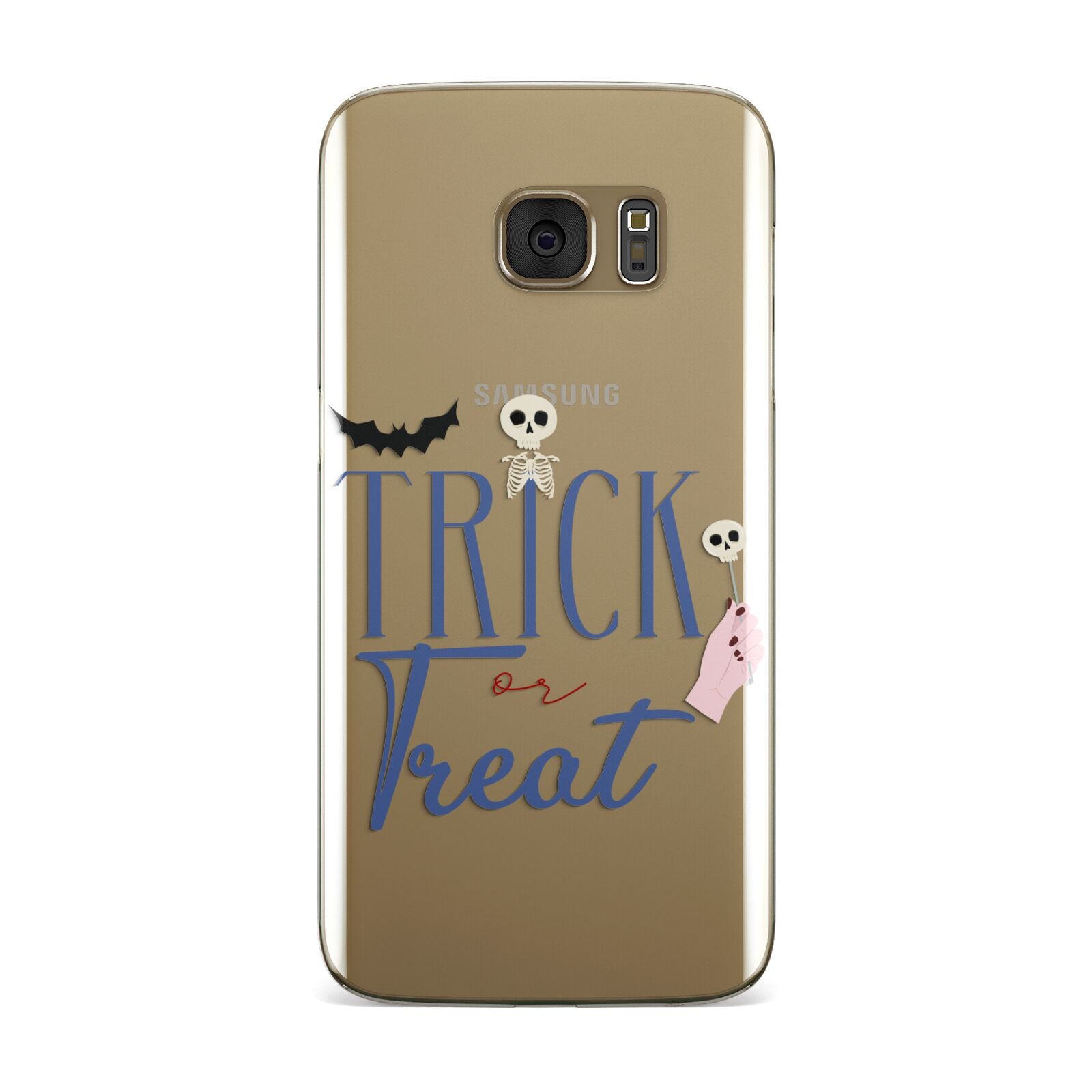 Blue Trick or Treat Samsung Galaxy Case