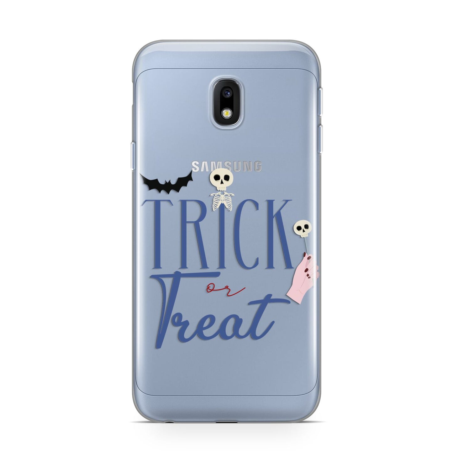 Blue Trick or Treat Samsung Galaxy J3 2017 Case