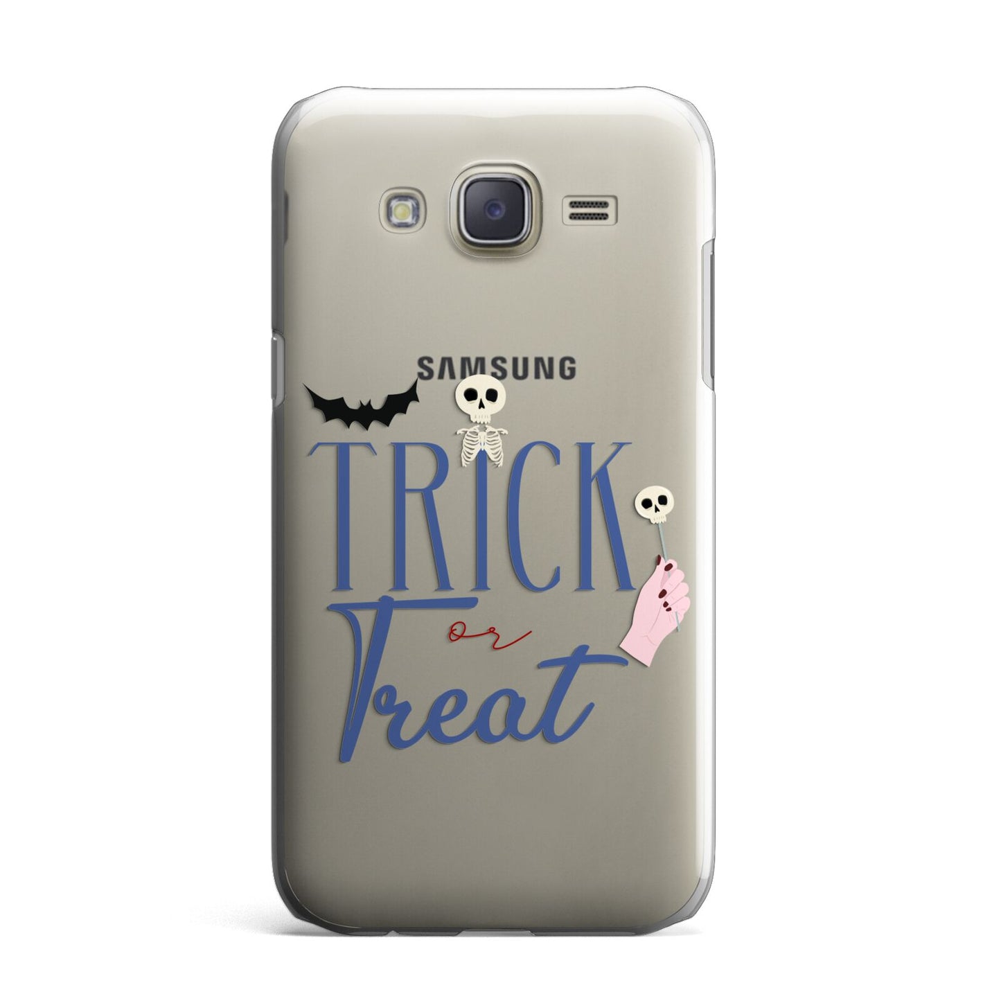 Blue Trick or Treat Samsung Galaxy J7 Case