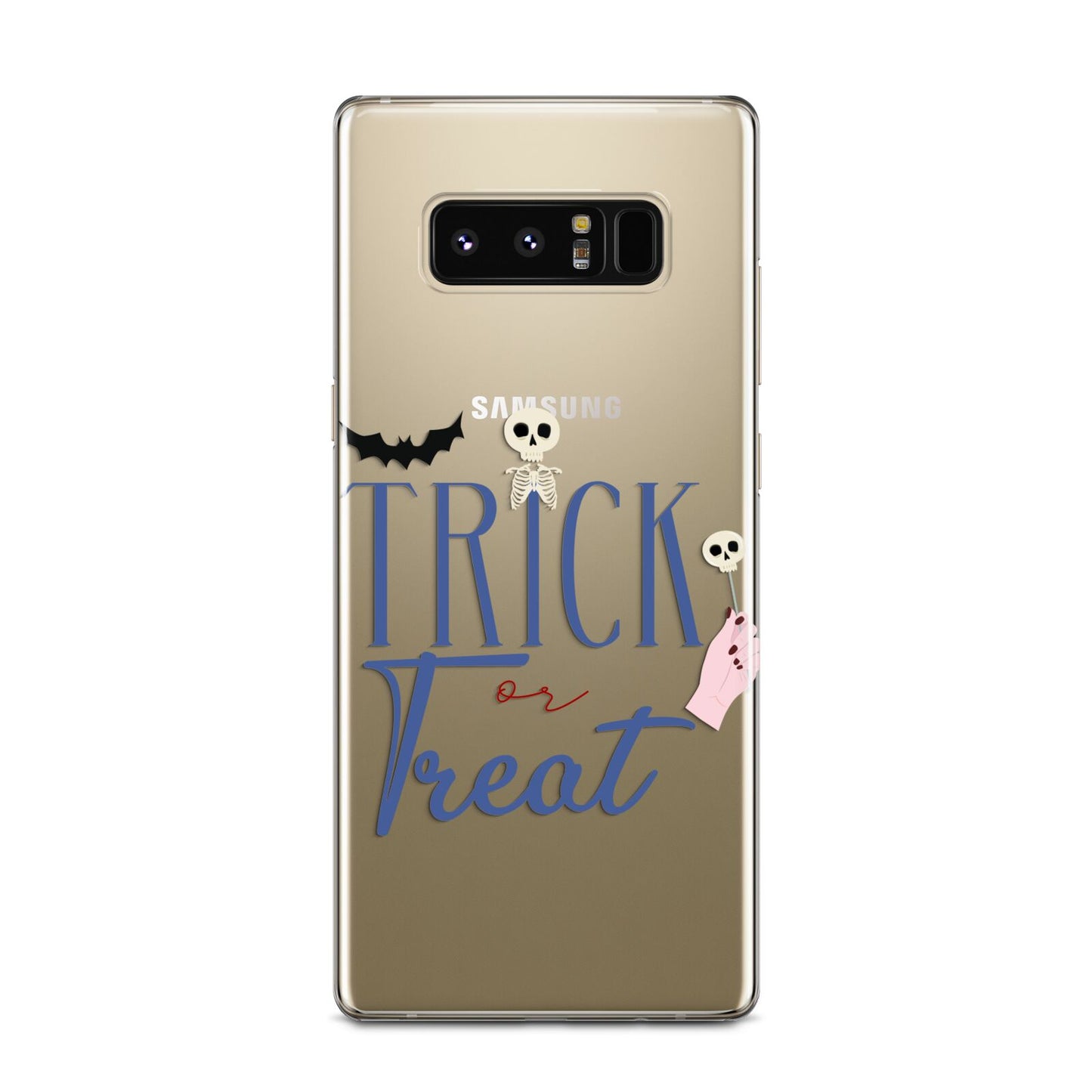 Blue Trick or Treat Samsung Galaxy Note 8 Case