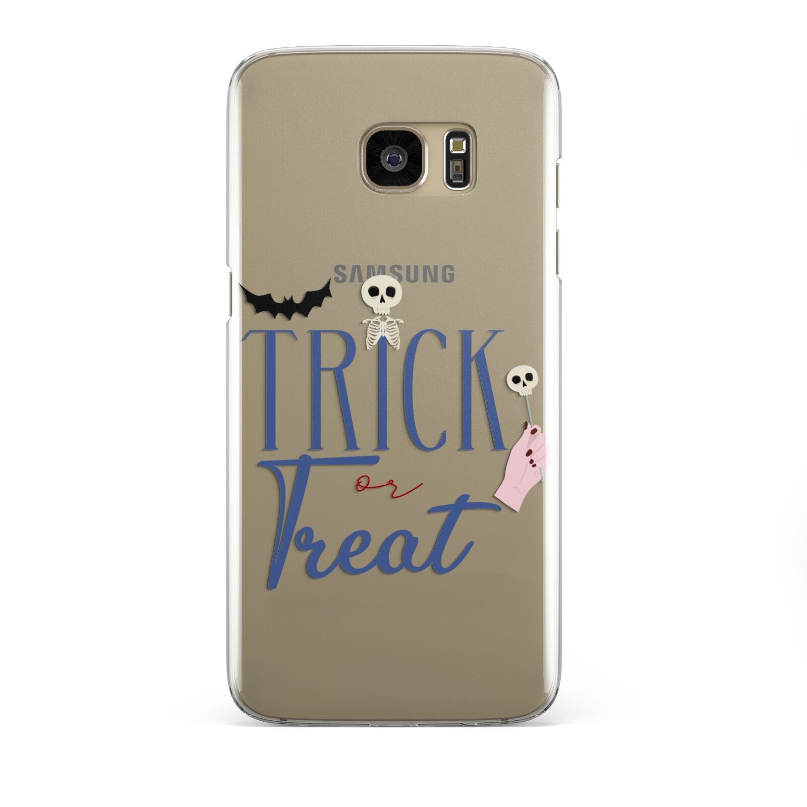 Blue Trick or Treat Samsung Galaxy S7 Edge Case