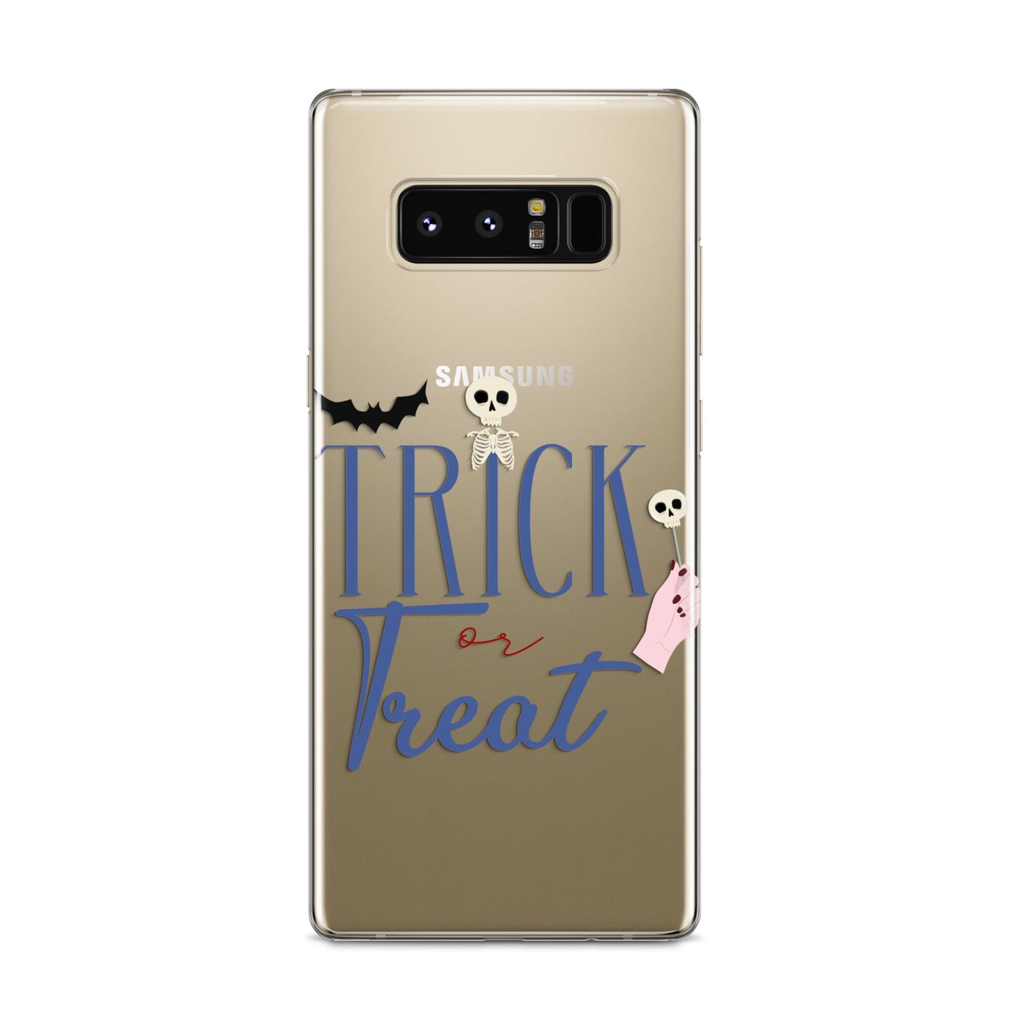 Blue Trick or Treat Samsung Galaxy S8 Case