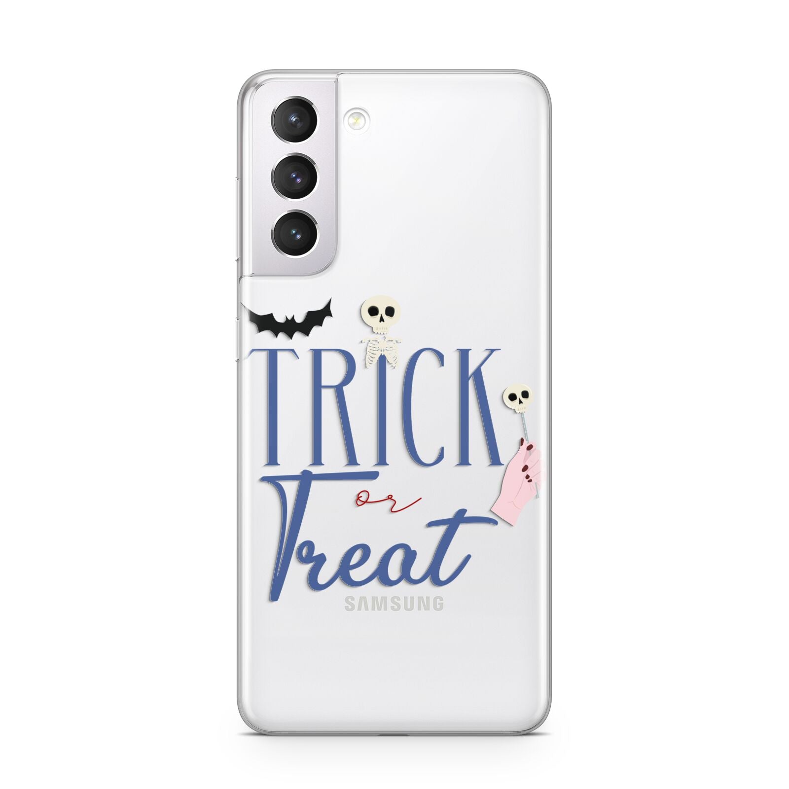 Blue Trick or Treat Samsung S21 Case