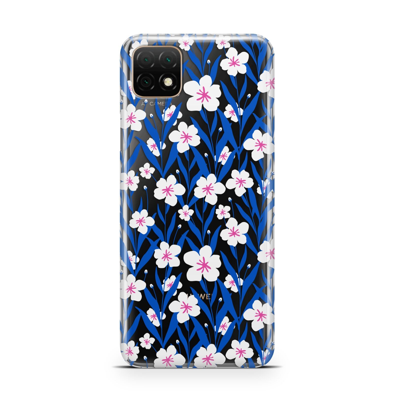 Blue and White Flowers Huawei Enjoy 20 Phone Case