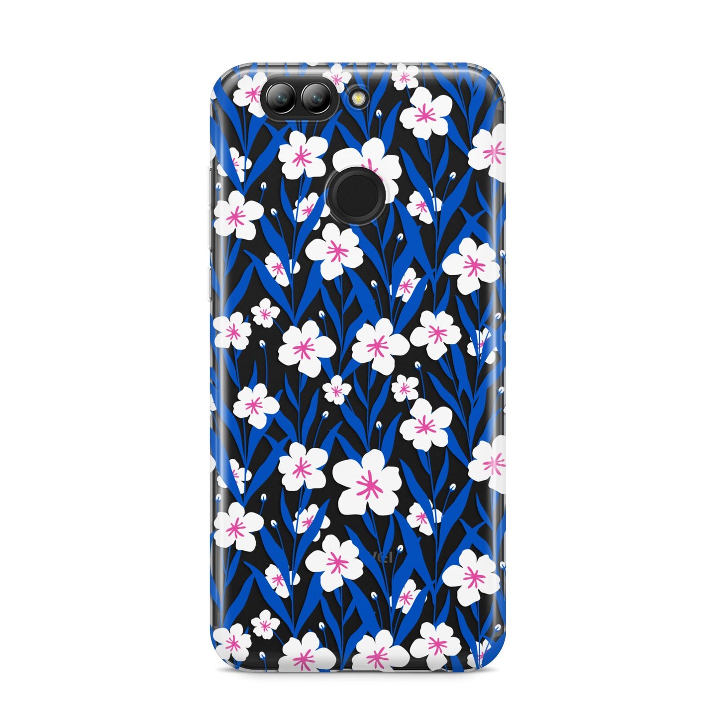 Blue and White Flowers Huawei Nova 2s Phone Case