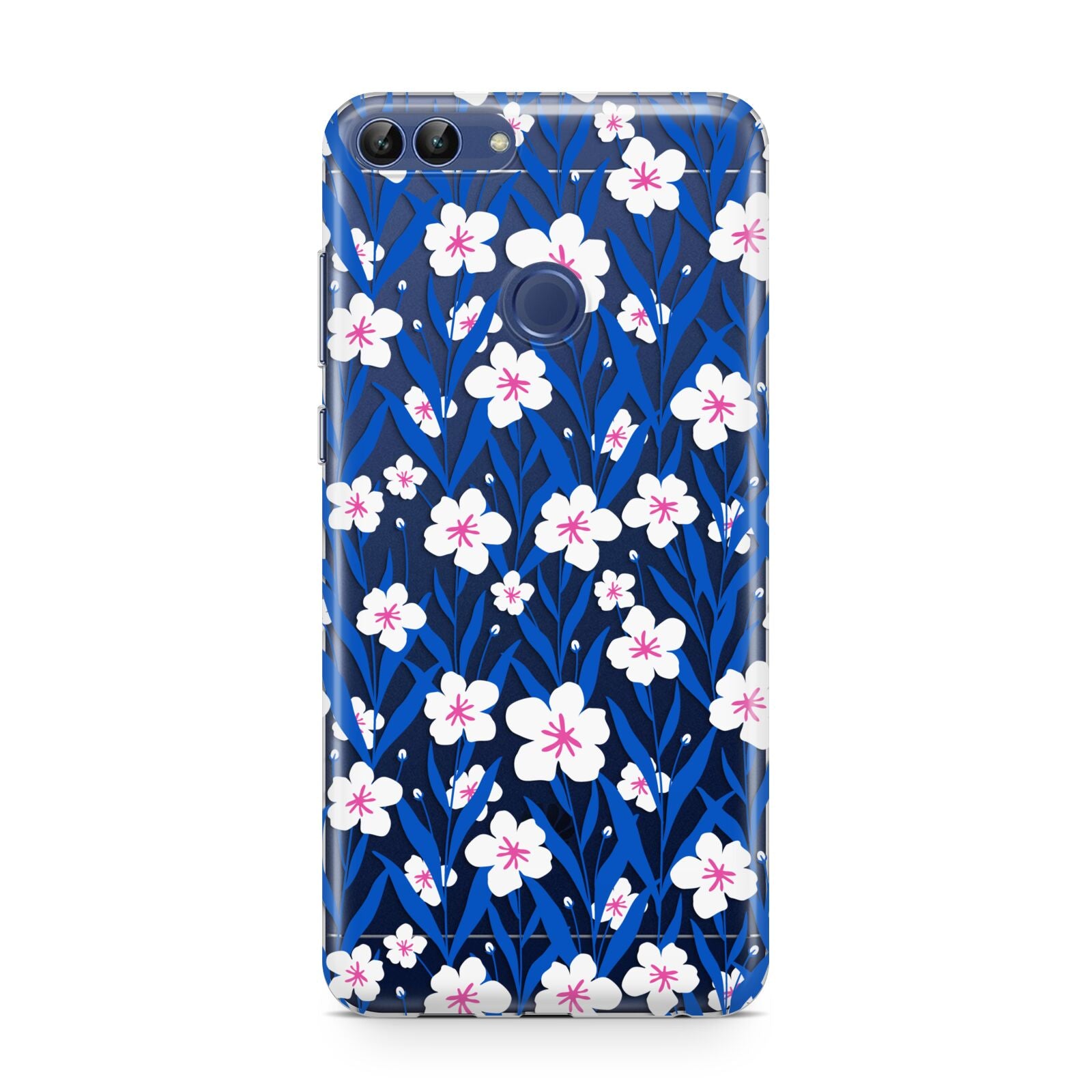 Blue and White Flowers Huawei P Smart Case