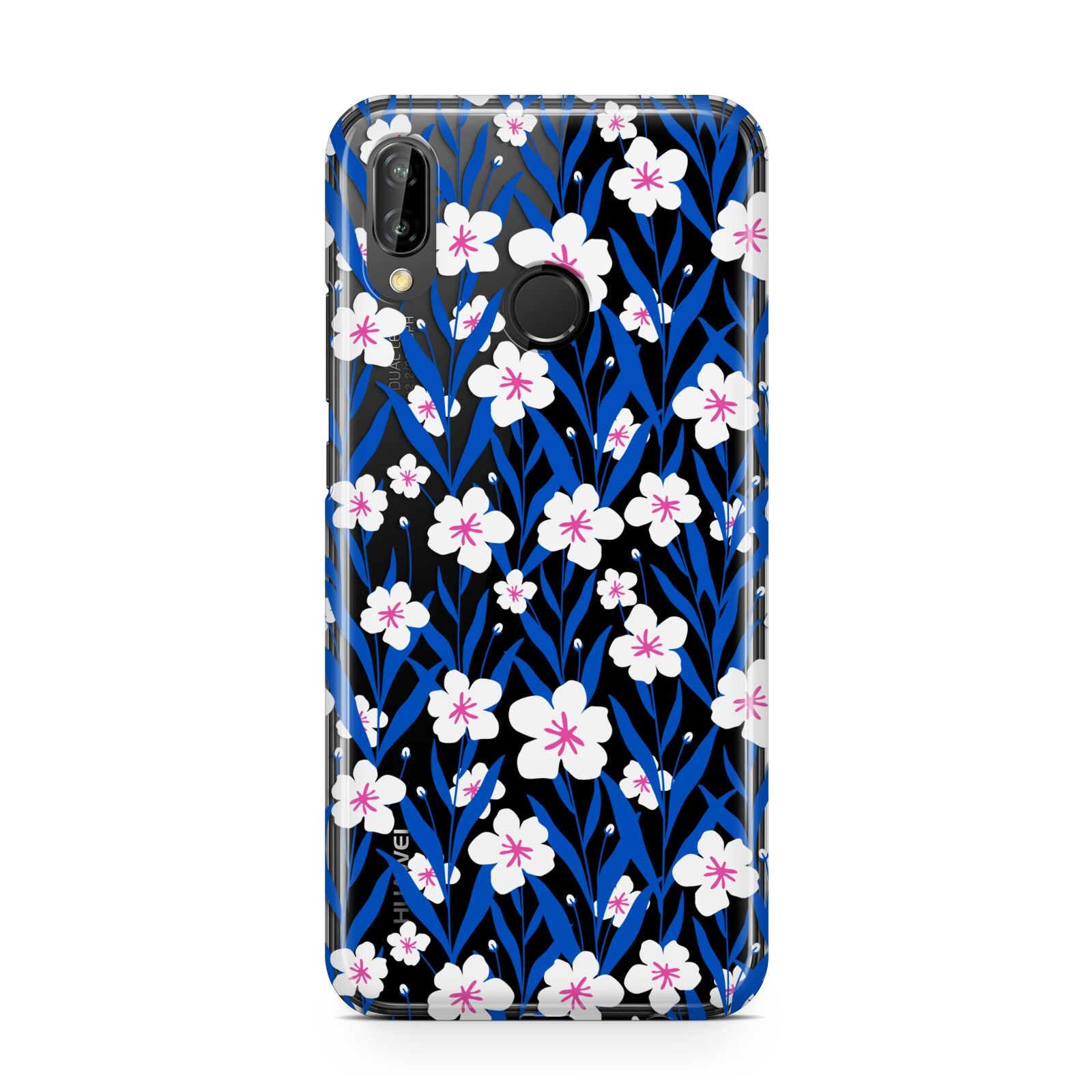 Blue and White Flowers Huawei P20 Lite Phone Case