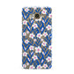 Blue and White Flowers Samsung Galaxy A8 Case
