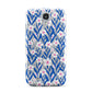 Blue and White Flowers Samsung Galaxy S4 Case