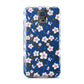 Blue and White Flowers Samsung Galaxy S5 Case