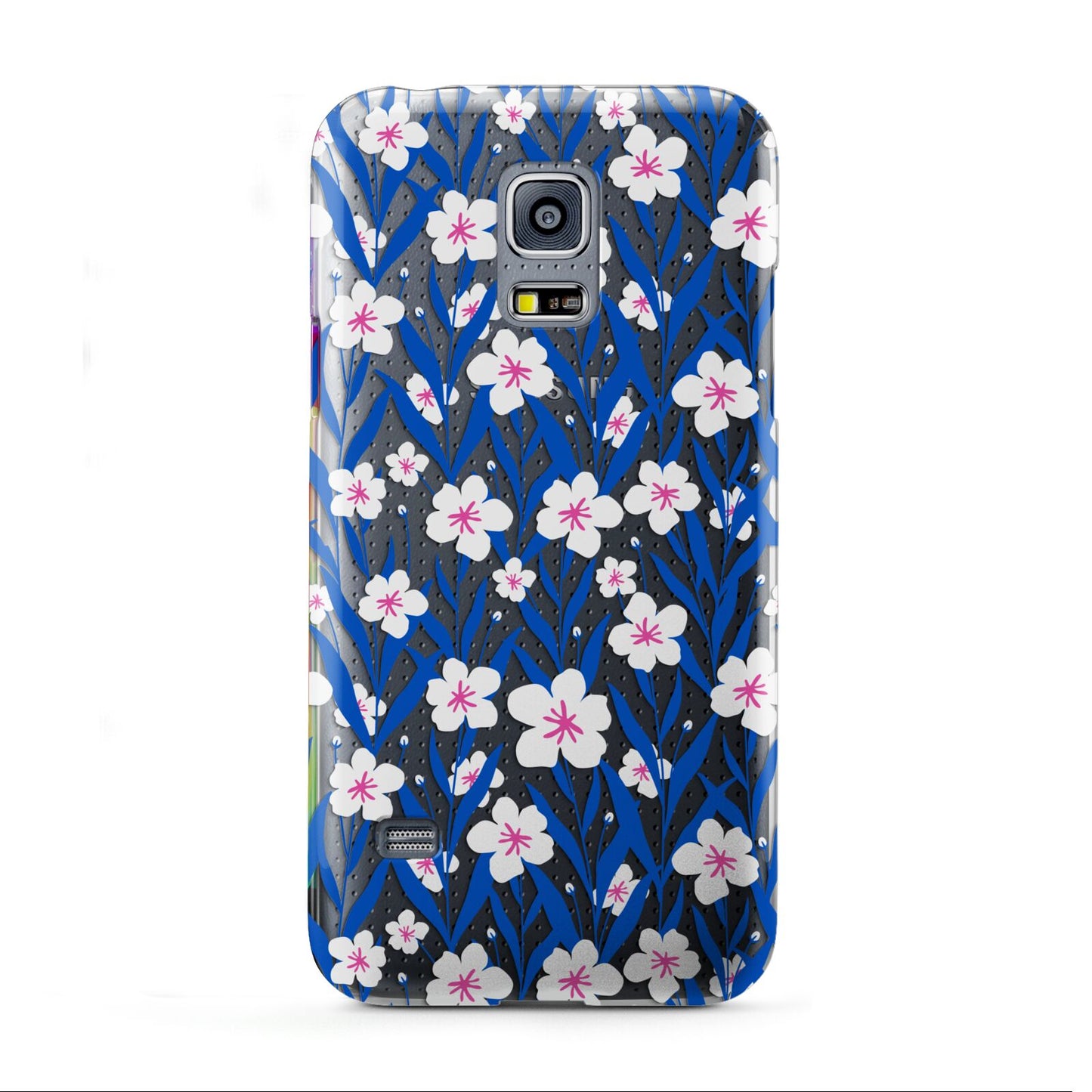 Blue and White Flowers Samsung Galaxy S5 Mini Case