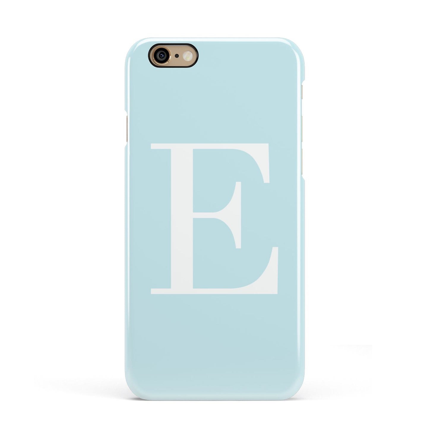 Blue with White Personalised Monogram Apple iPhone 6 3D Snap Case