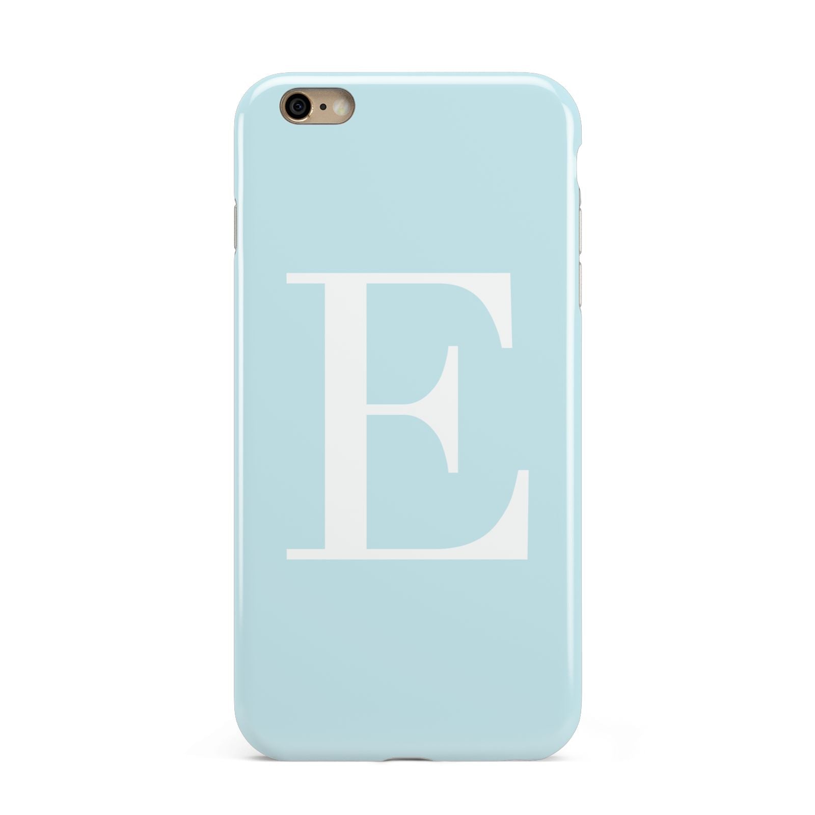 Blue with White Personalised Monogram Apple iPhone 6 Plus 3D Tough Case