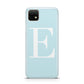 Blue with White Personalised Monogram Huawei Enjoy 20 Phone Case