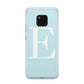 Blue with White Personalised Monogram Huawei Mate 20 Pro Phone Case