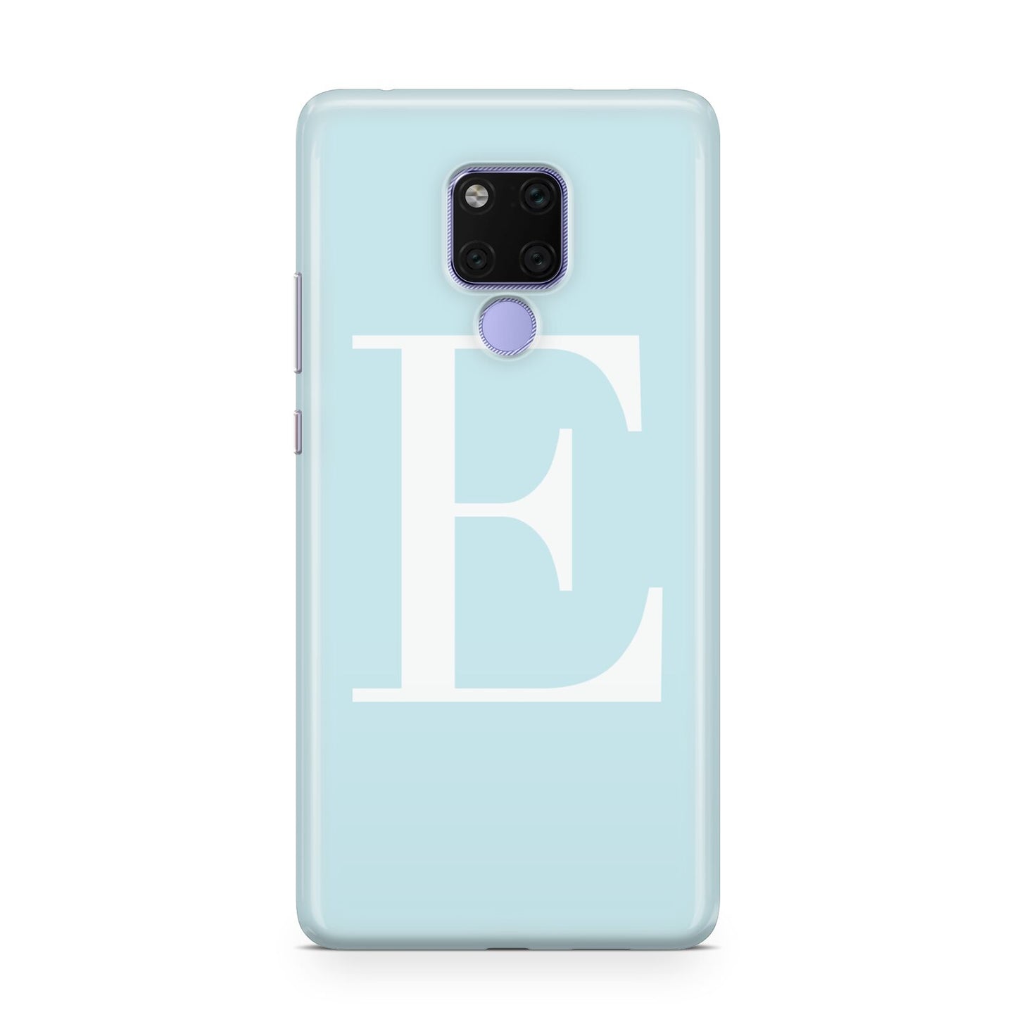 Blue with White Personalised Monogram Huawei Mate 20X Phone Case