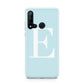 Blue with White Personalised Monogram Huawei P20 Lite 5G Phone Case