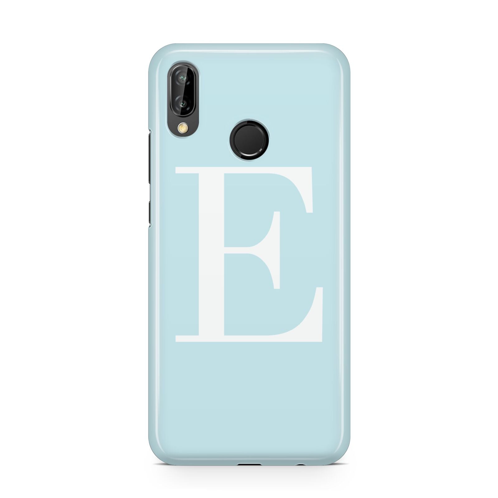 Blue with White Personalised Monogram Huawei P20 Lite Phone Case
