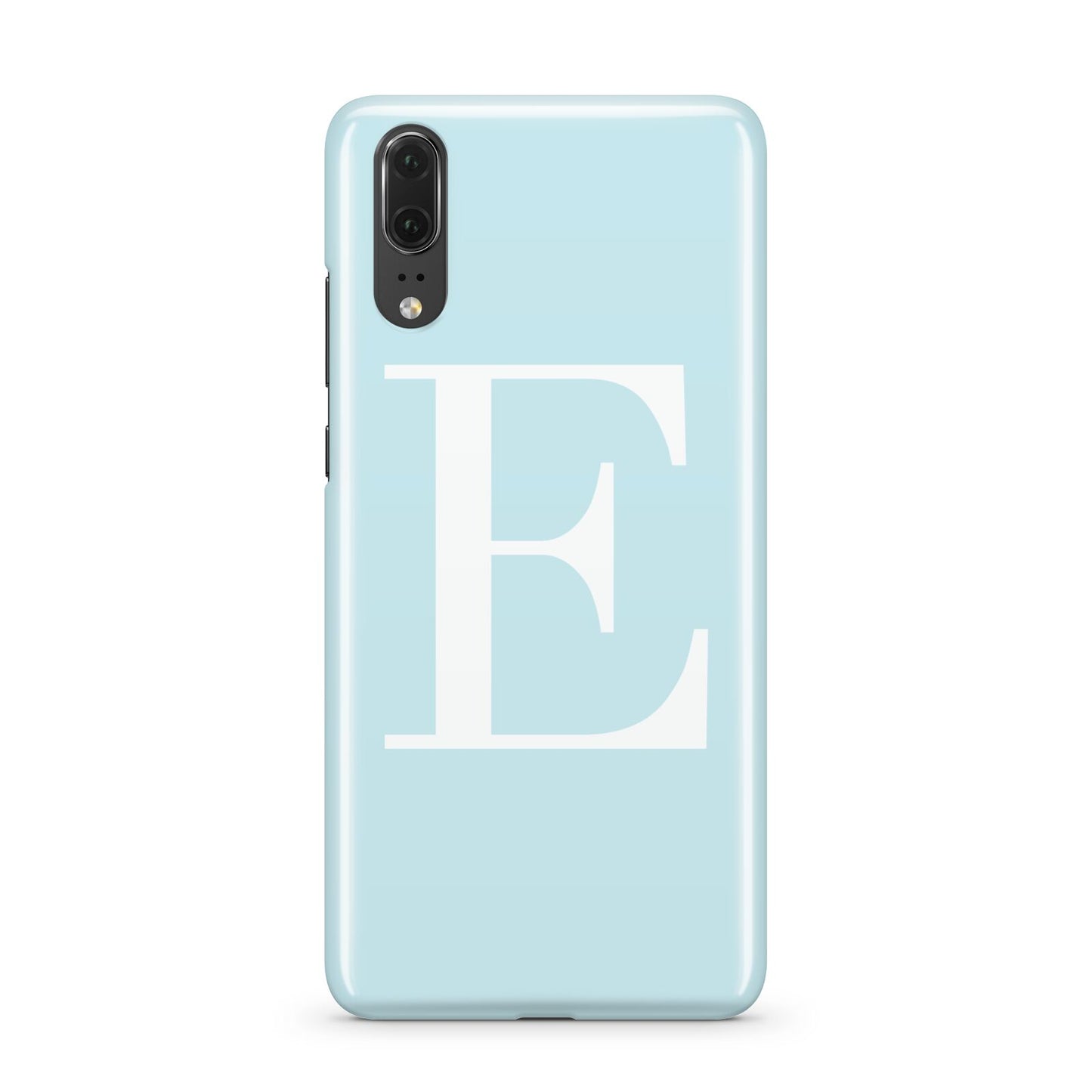 Blue with White Personalised Monogram Huawei P20 Phone Case
