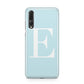 Blue with White Personalised Monogram Huawei P20 Pro Phone Case