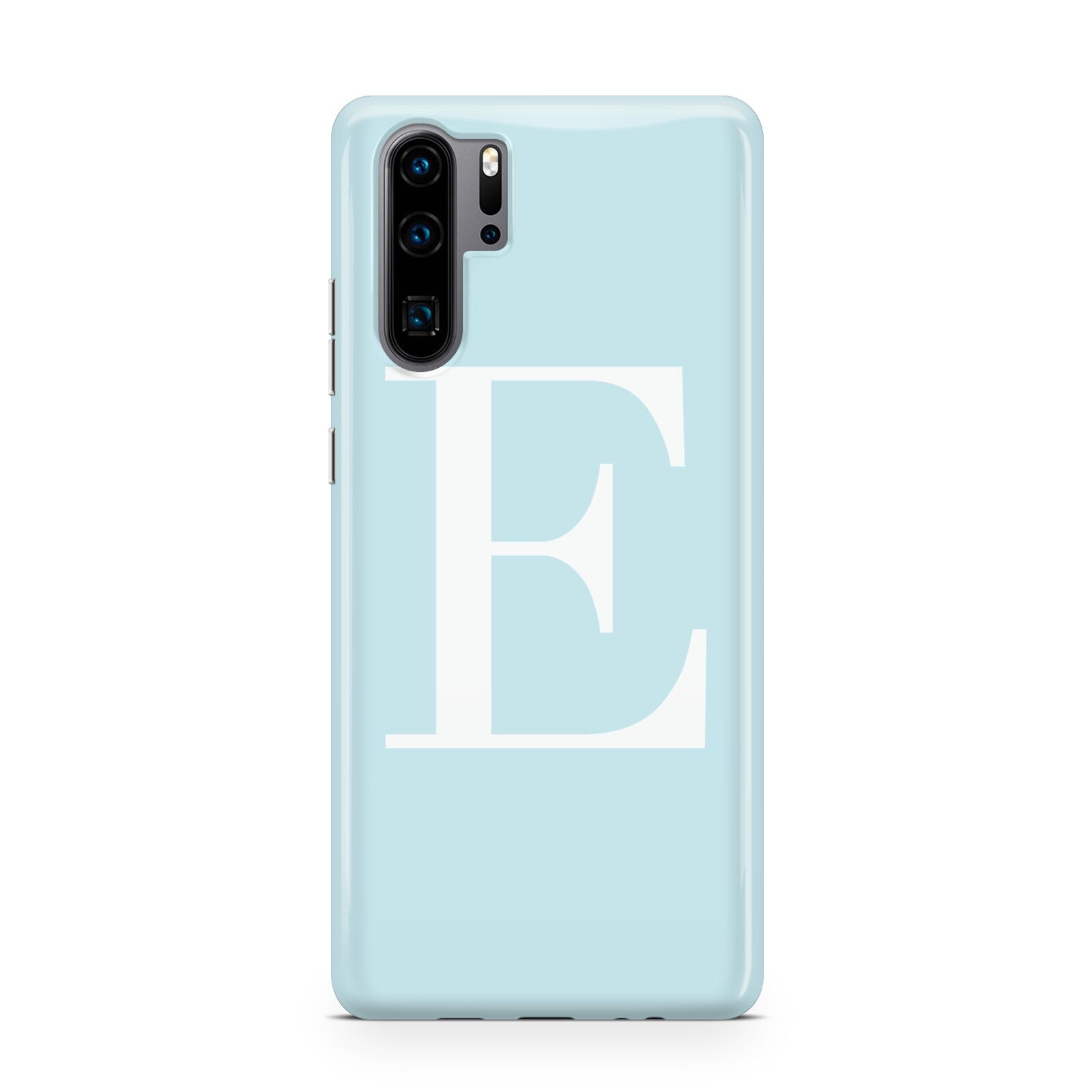 Blue with White Personalised Monogram Huawei P30 Pro Phone Case