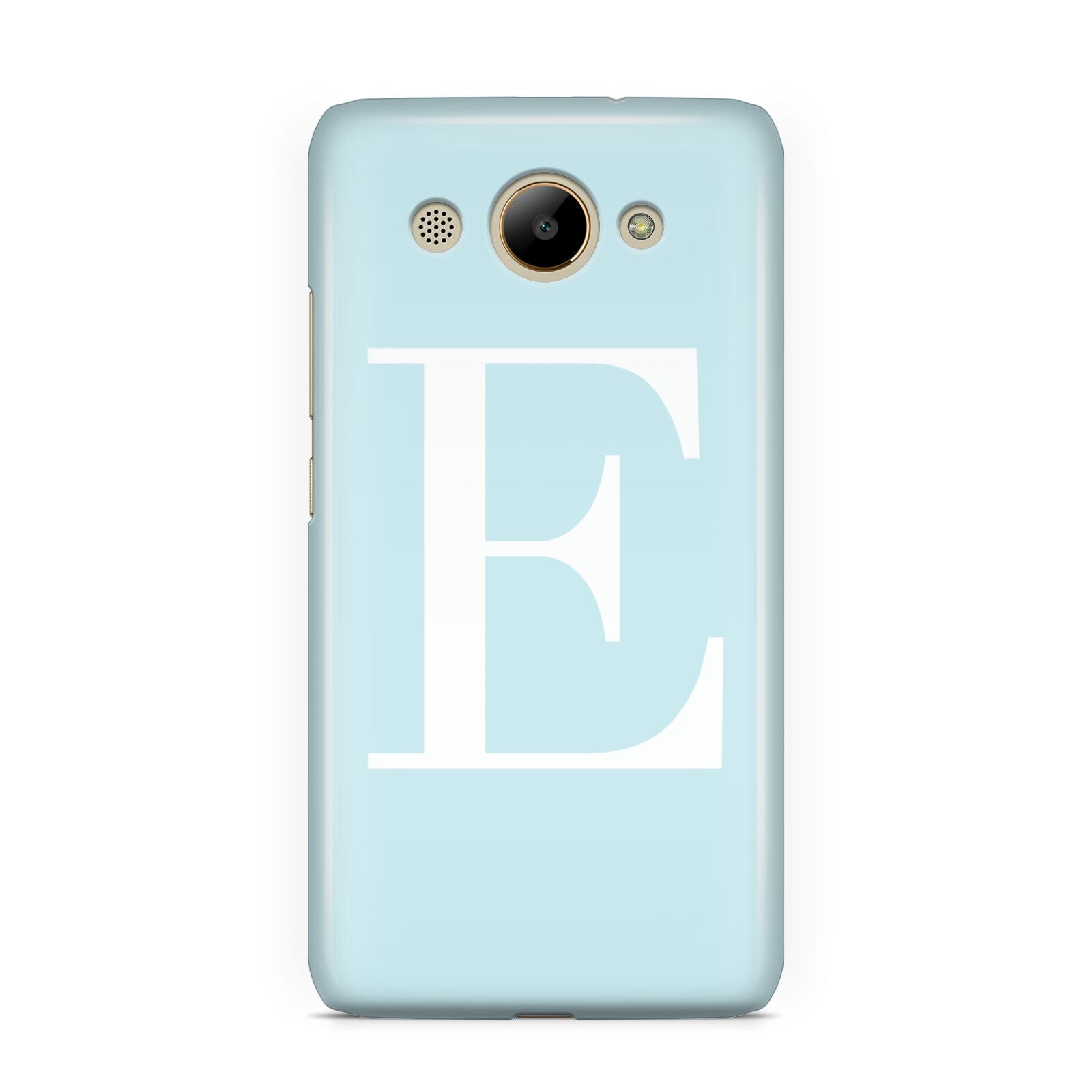 Blue with White Personalised Monogram Huawei Y3 2017