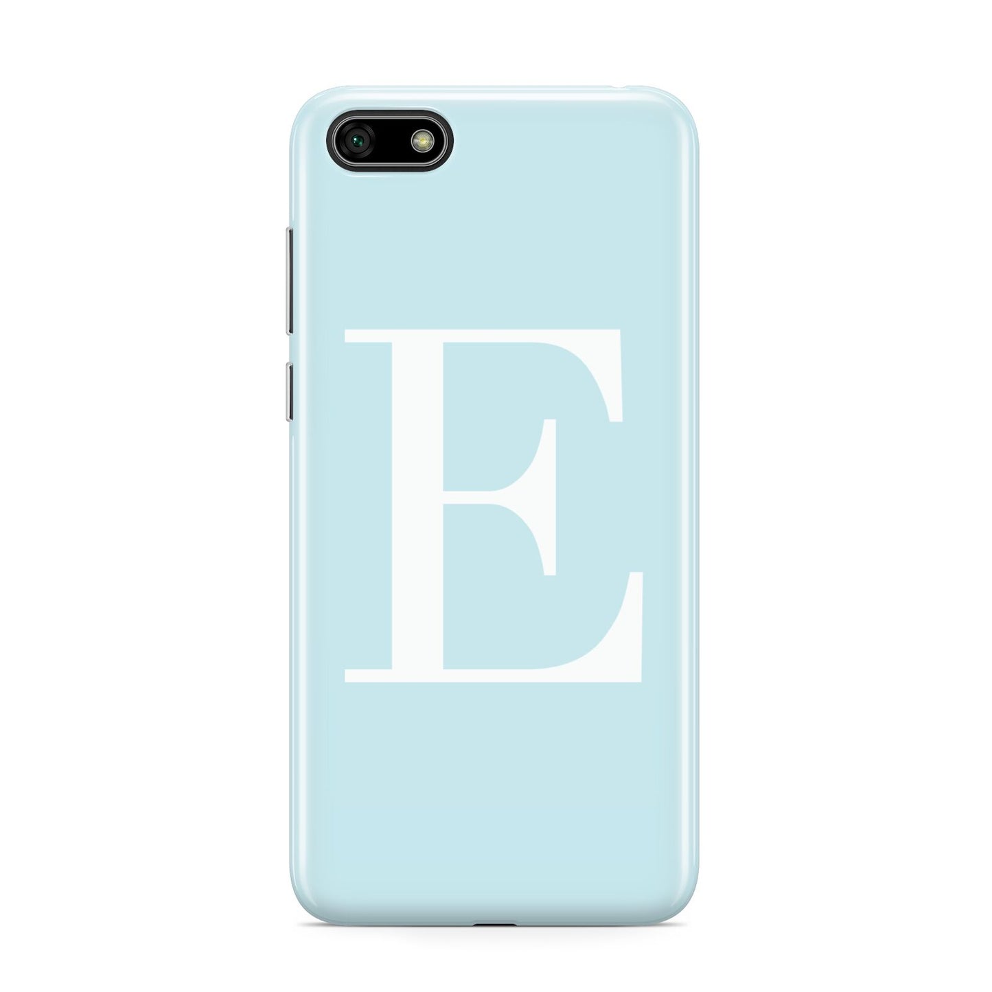 Blue with White Personalised Monogram Huawei Y5 Prime 2018 Phone Case