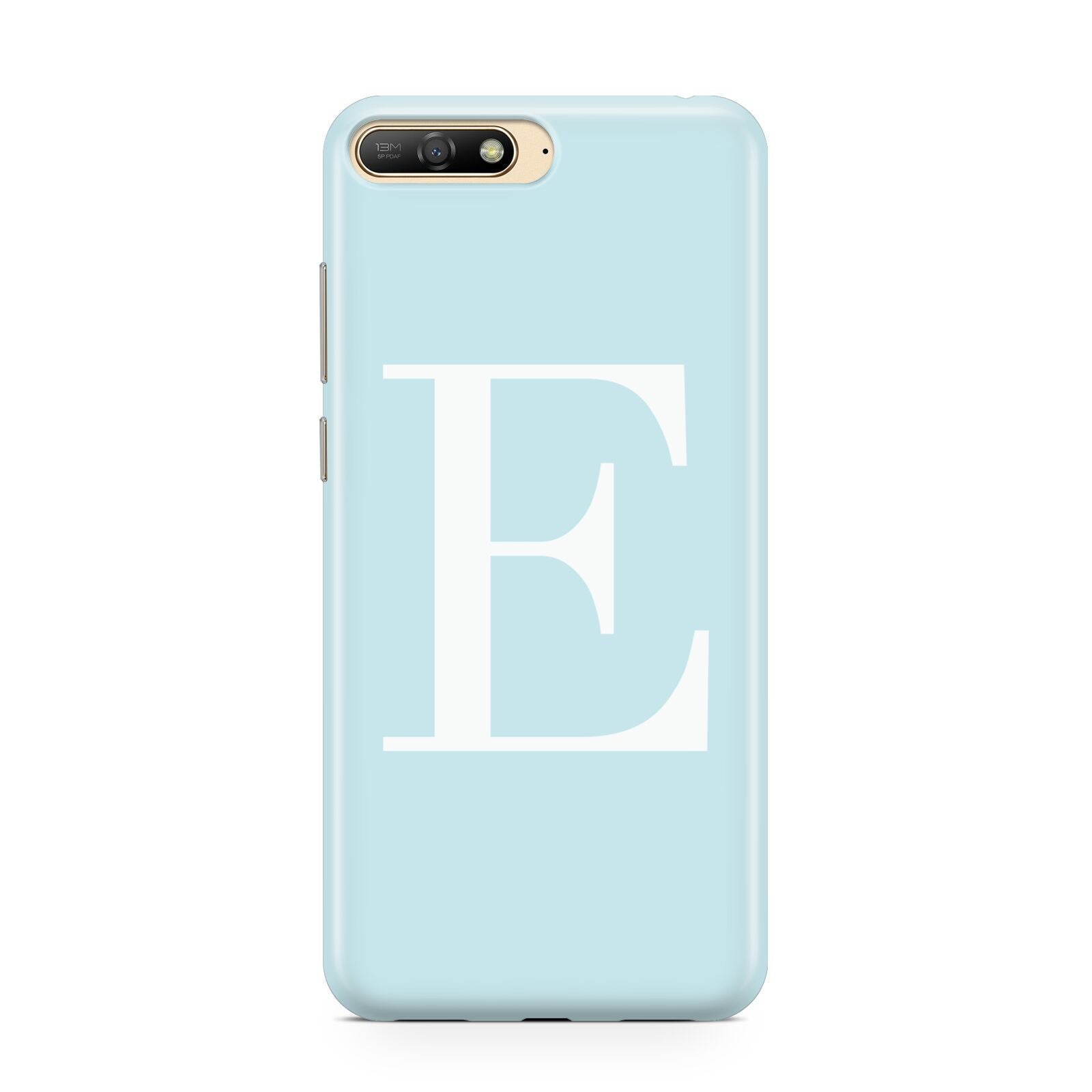 Blue with White Personalised Monogram Huawei Y6 2018