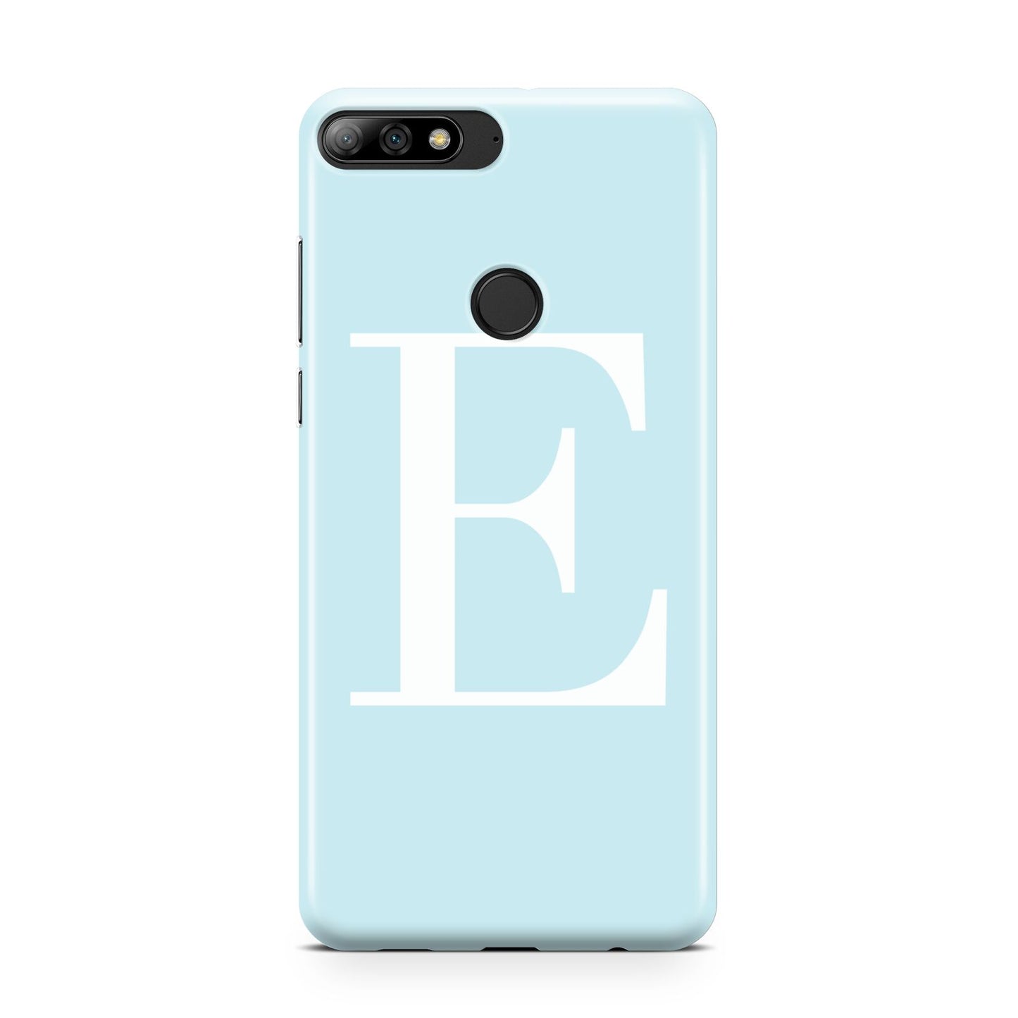 Blue with White Personalised Monogram Huawei Y7 2018