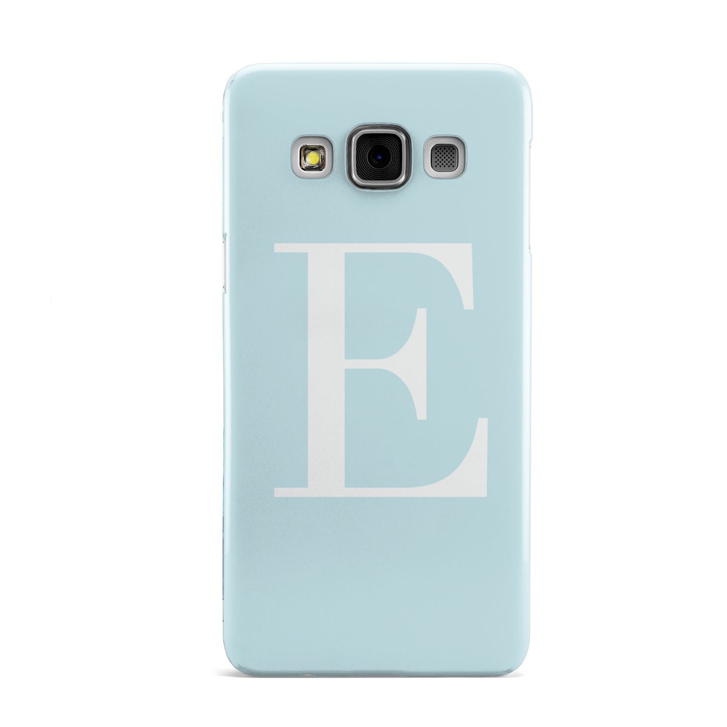 Blue with White Personalised Monogram Samsung Galaxy A3 Case