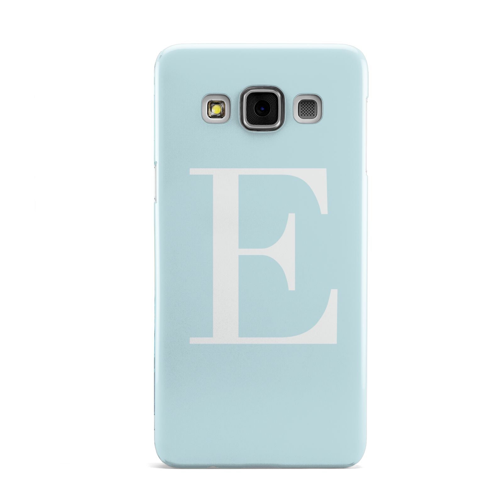 Blue with White Personalised Monogram Samsung Galaxy A3 Case