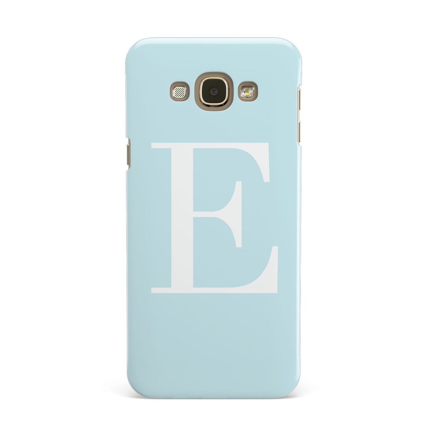 Blue with White Personalised Monogram Samsung Galaxy A8 Case