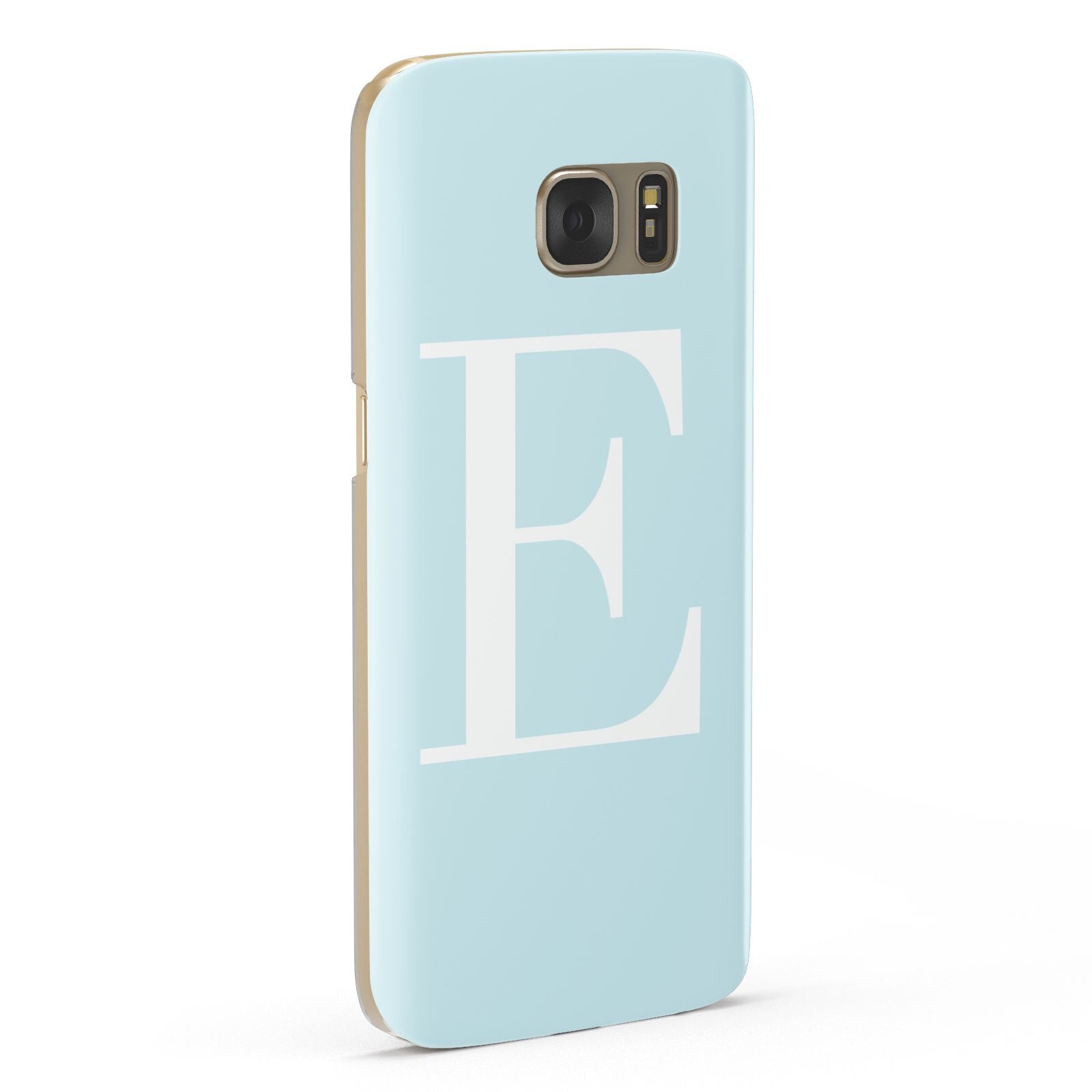 Blue with White Personalised Monogram Samsung Galaxy Case Fourty Five Degrees