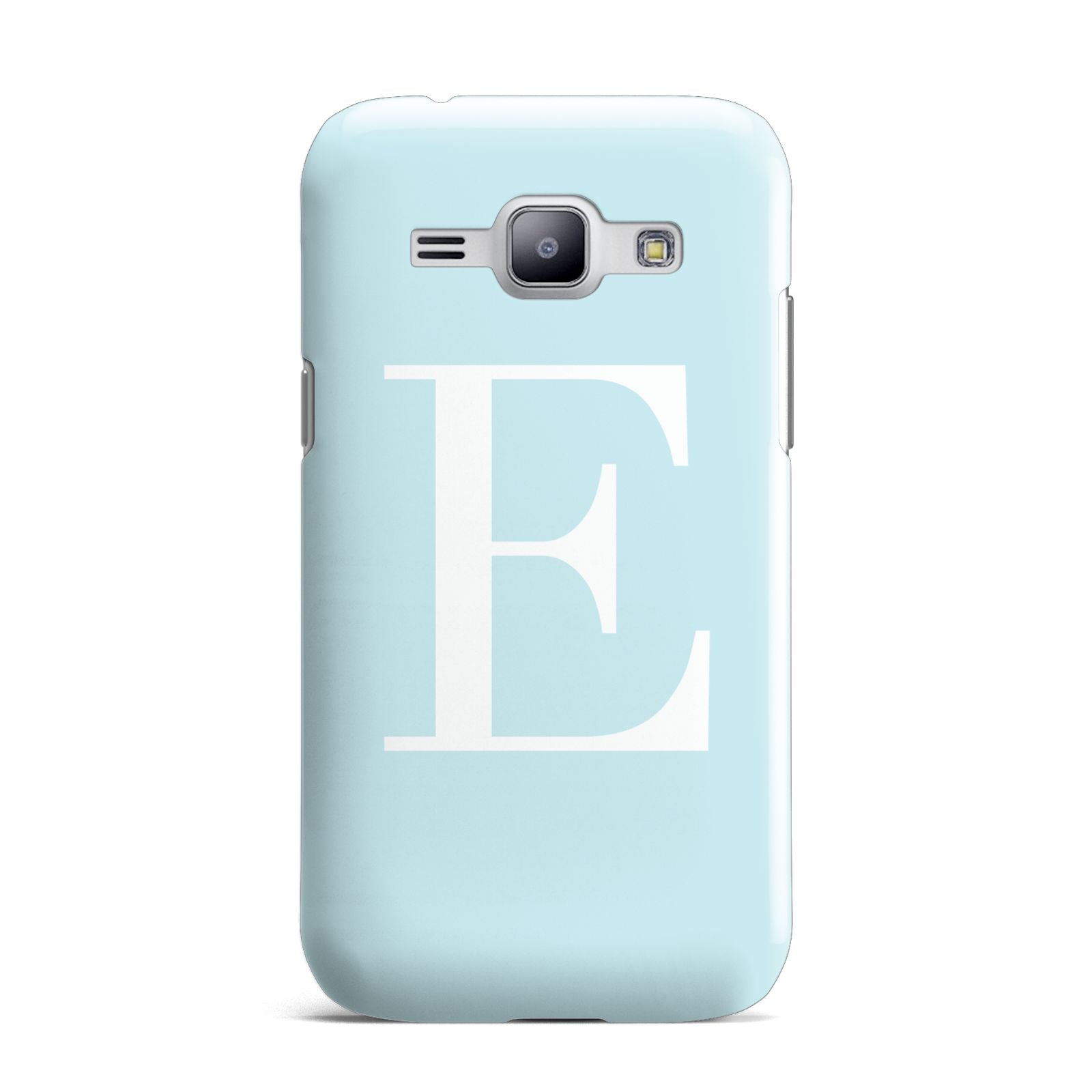 Blue with White Personalised Monogram Samsung Galaxy J1 2015 Case