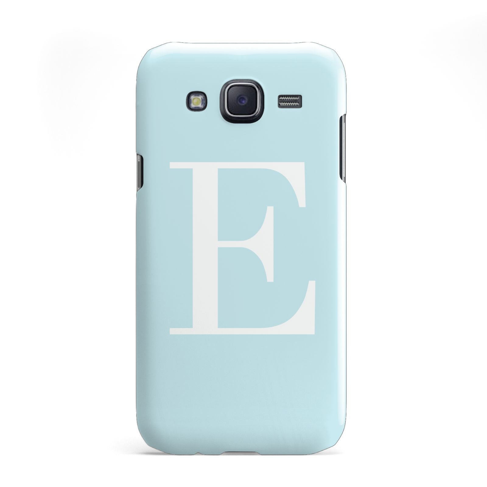 Blue with White Personalised Monogram Samsung Galaxy J5 Case