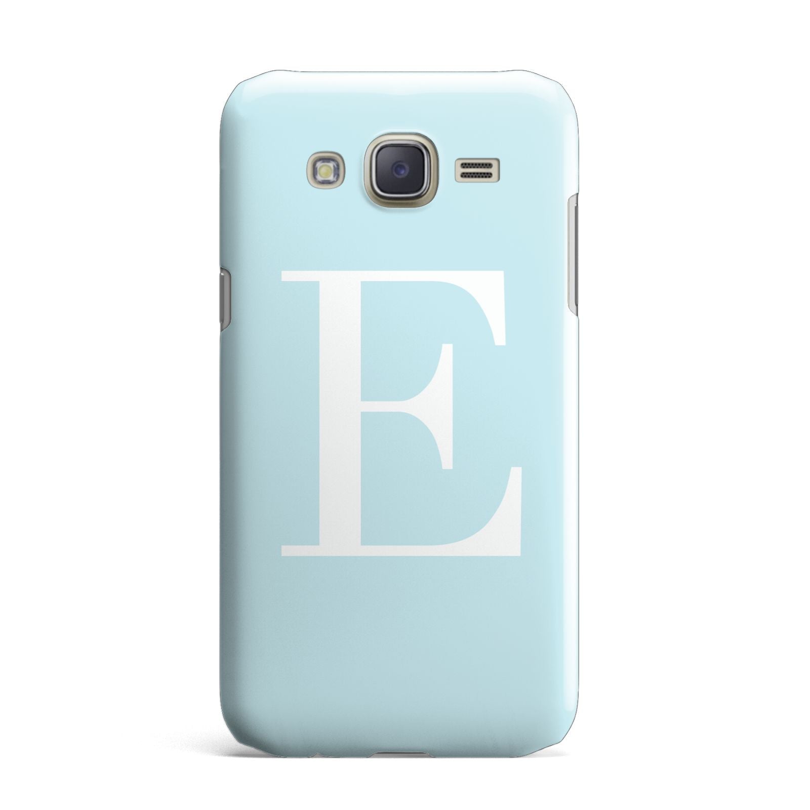 Blue with White Personalised Monogram Samsung Galaxy J7 Case